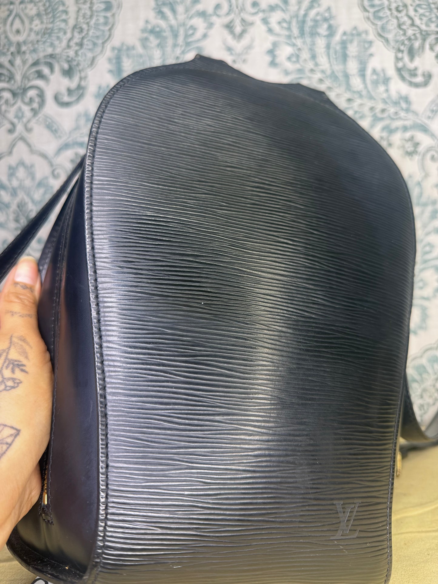 Louis Vuitton Black Epi Mabillon Backpack