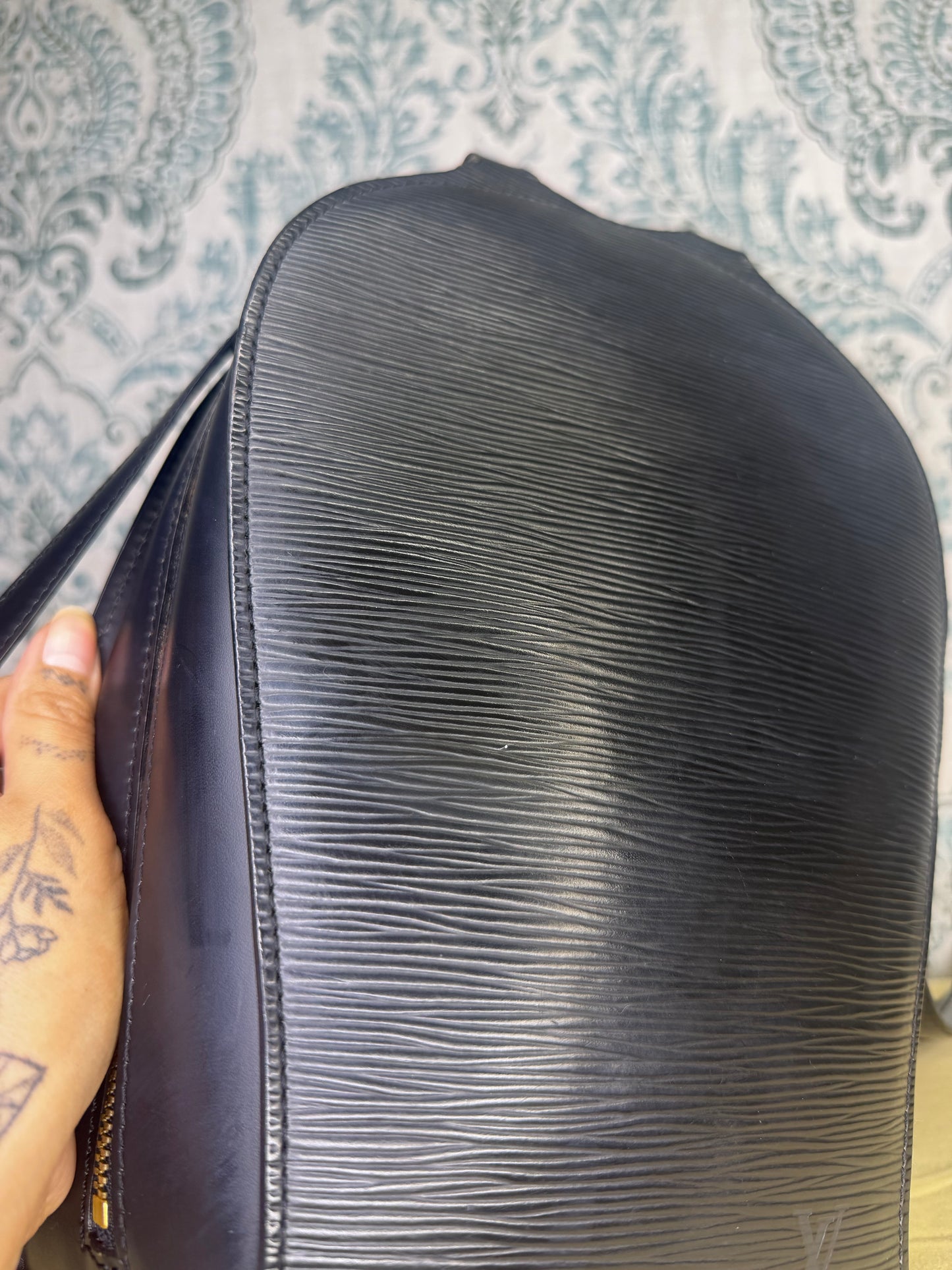 Louis Vuitton Black Epi Mabillon Backpack