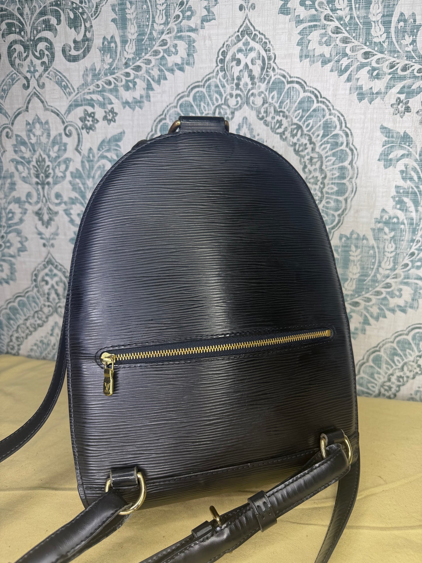 Louis Vuitton Black Epi Mabillon Backpack