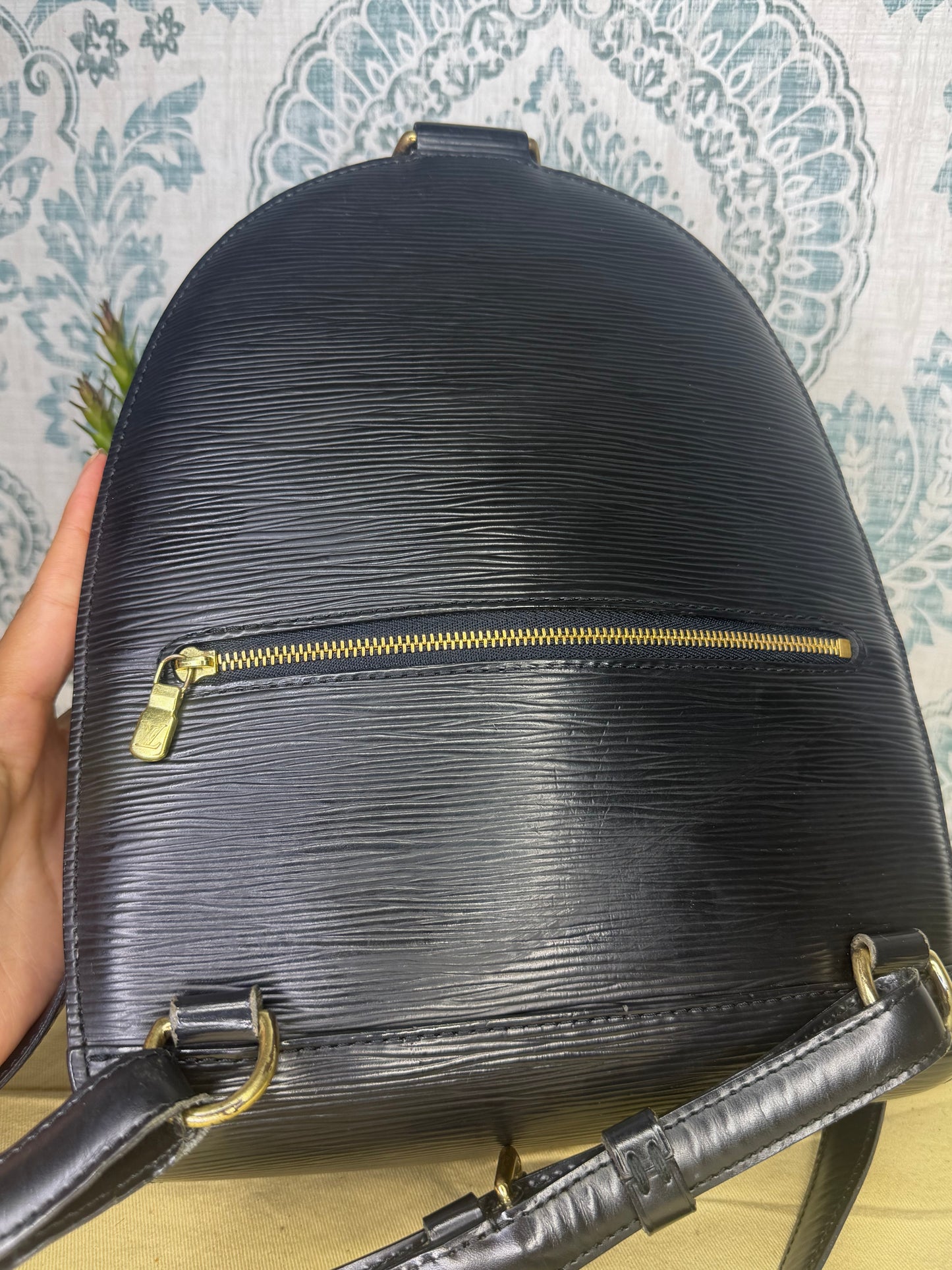 Louis Vuitton Black Epi Mabillon Backpack