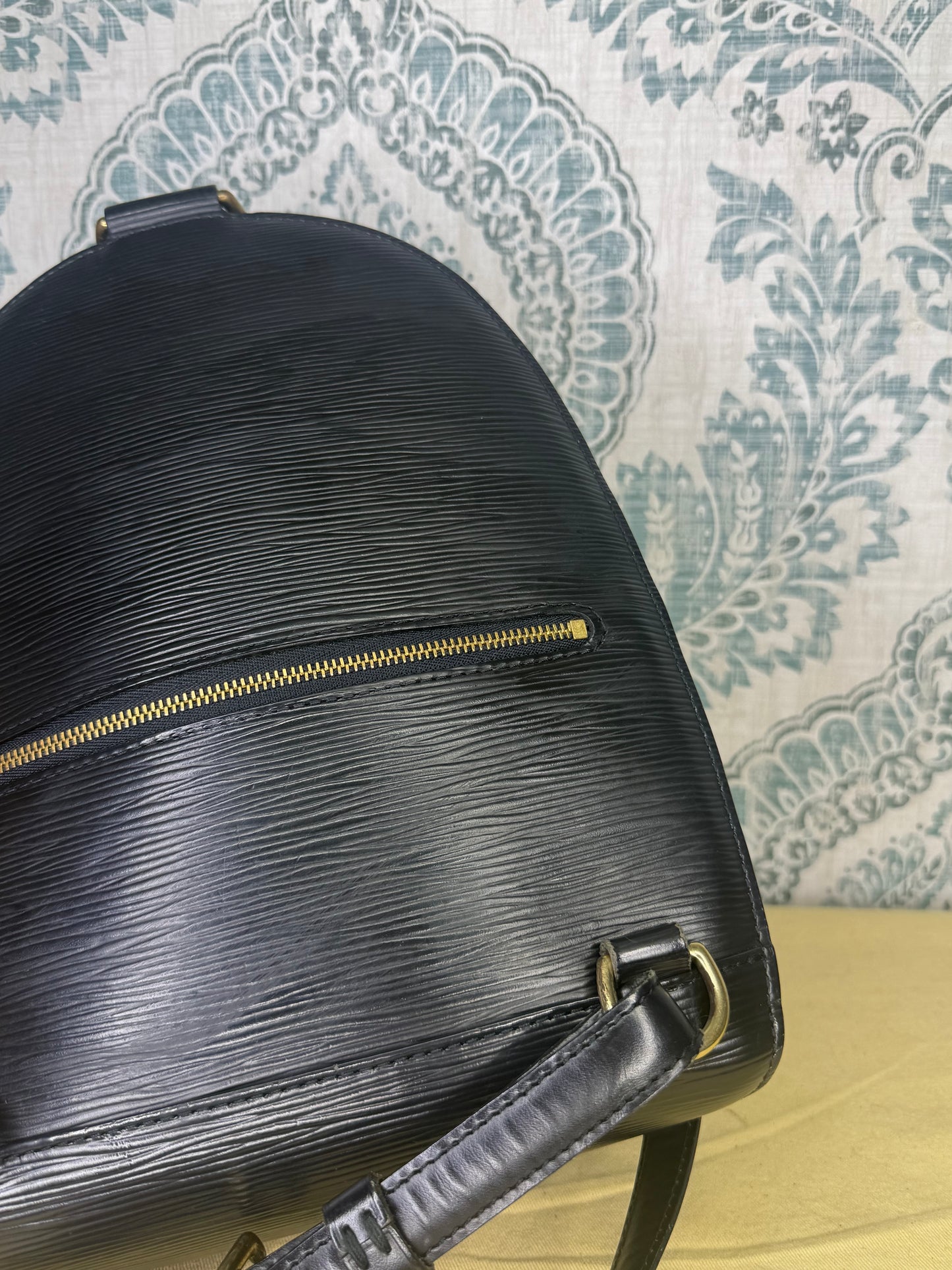 Louis Vuitton Black Epi Mabillon Backpack
