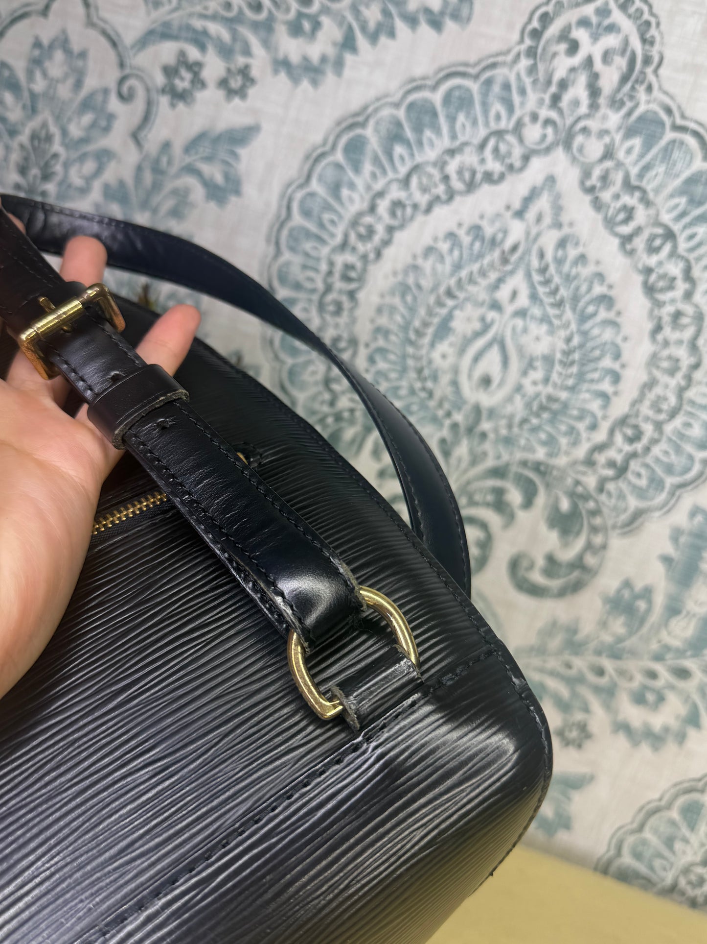 Louis Vuitton Black Epi Mabillon Backpack