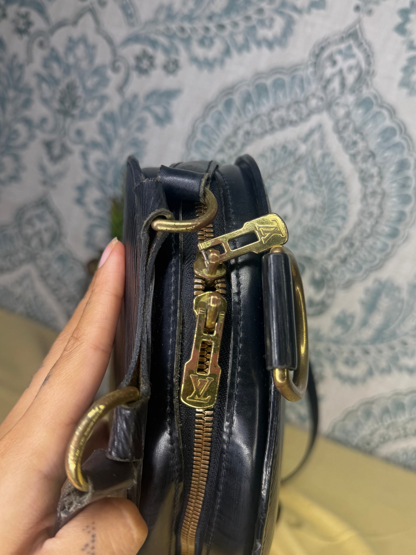 Louis Vuitton Black Epi Mabillon Backpack