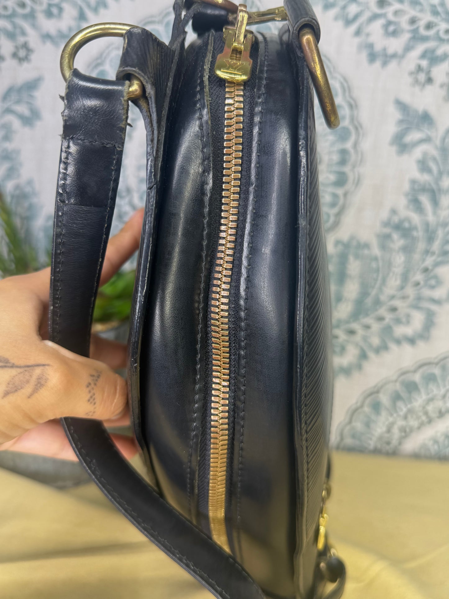Louis Vuitton Black Epi Mabillon Backpack