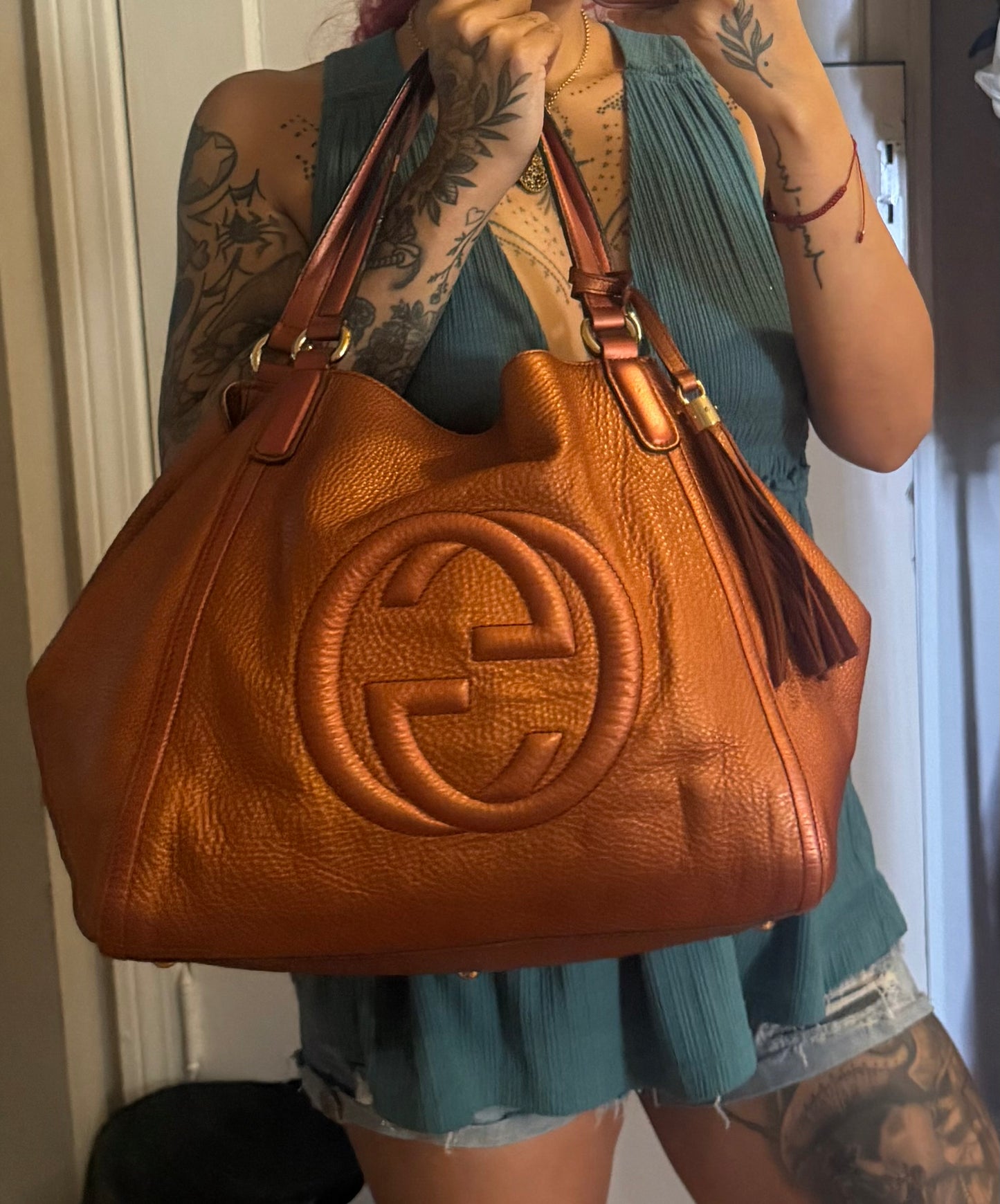 Gucci Soho Burnt Orange Shoulder Bag