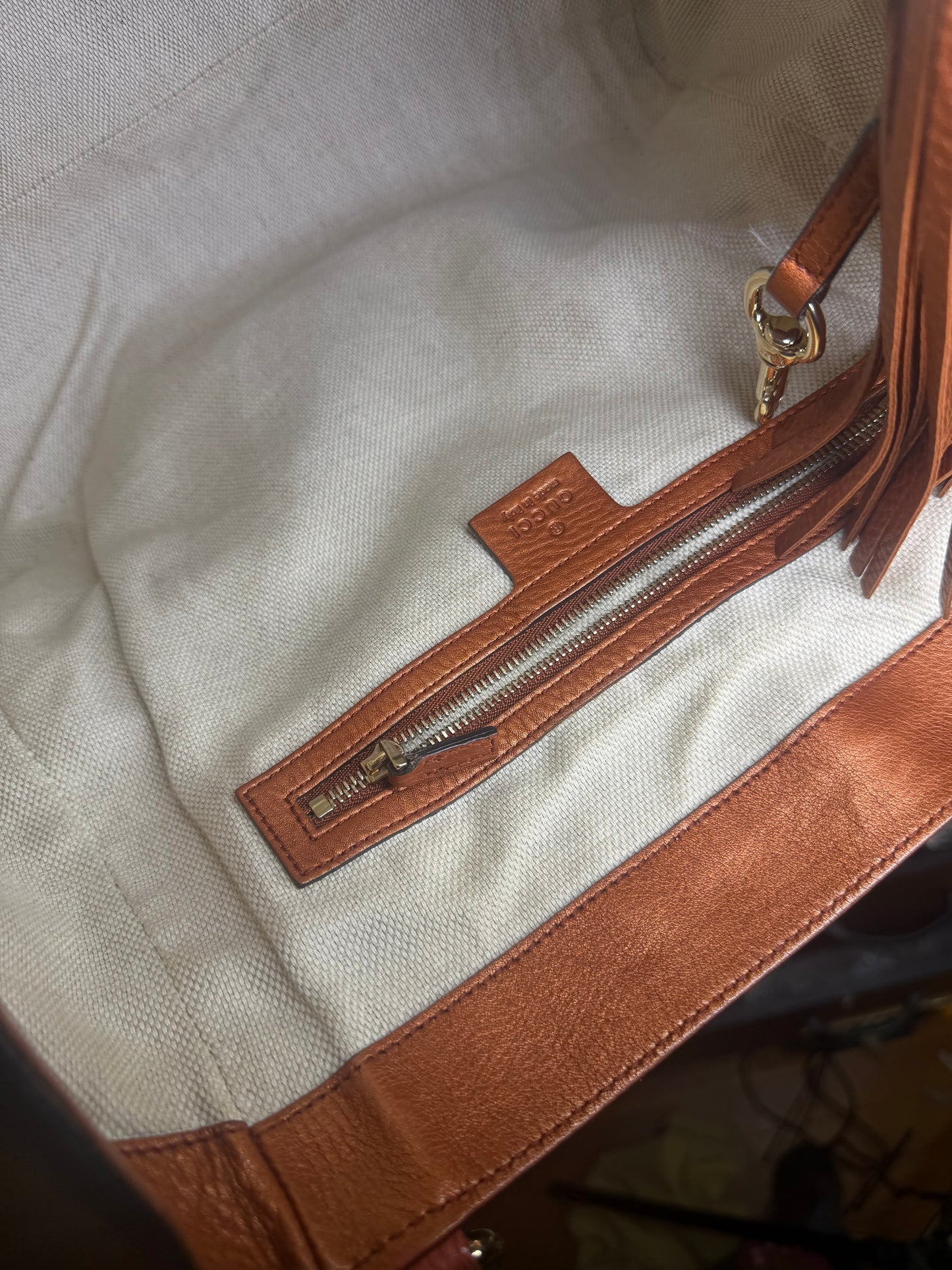Gucci Soho Burnt Orange Shoulder Bag
