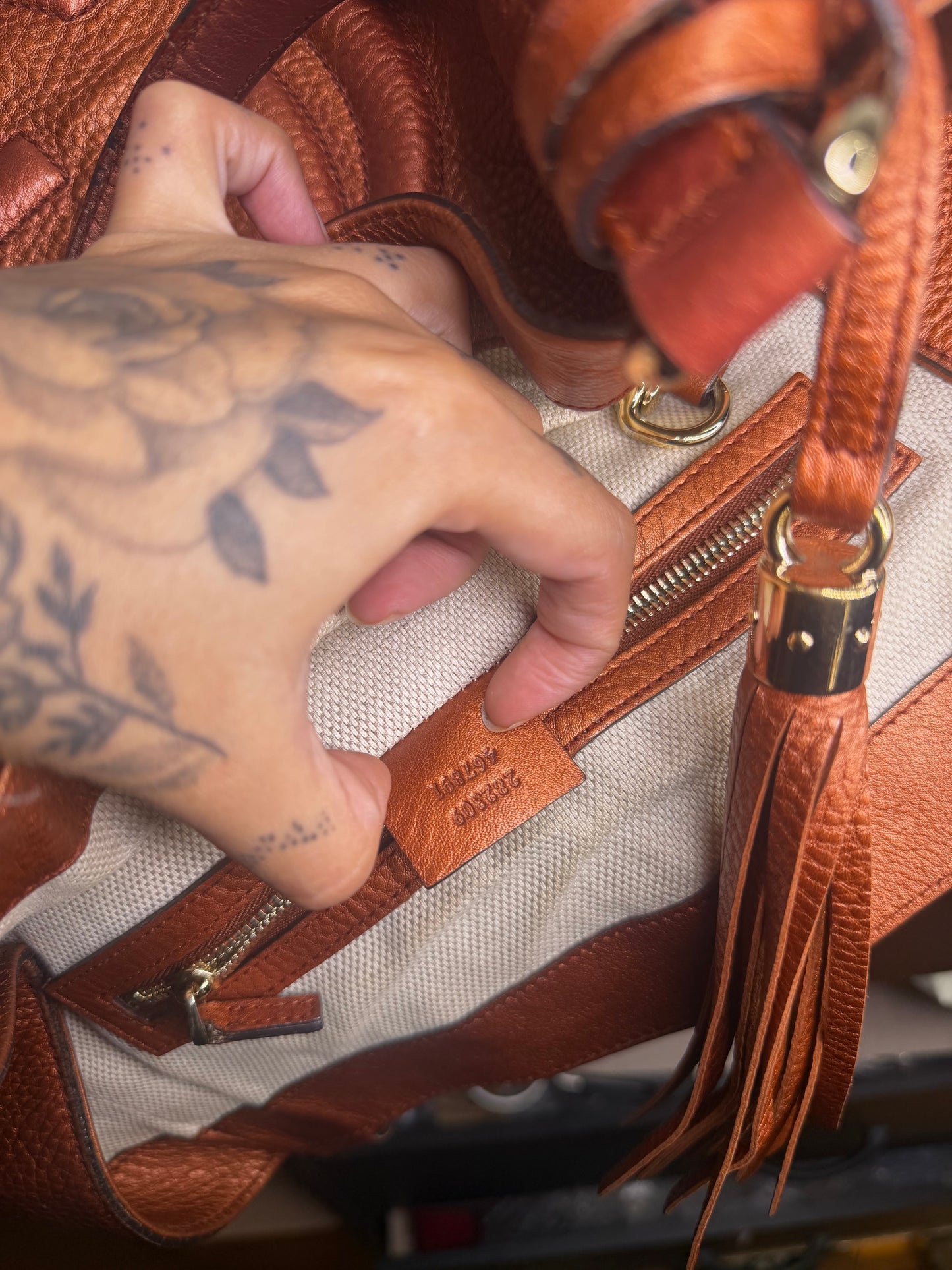 Gucci Soho Burnt Orange Shoulder Bag