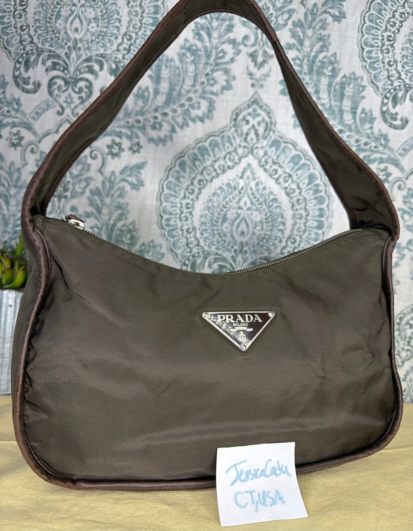 Prada Nylon Tessuto Hobo Shoulder Bag