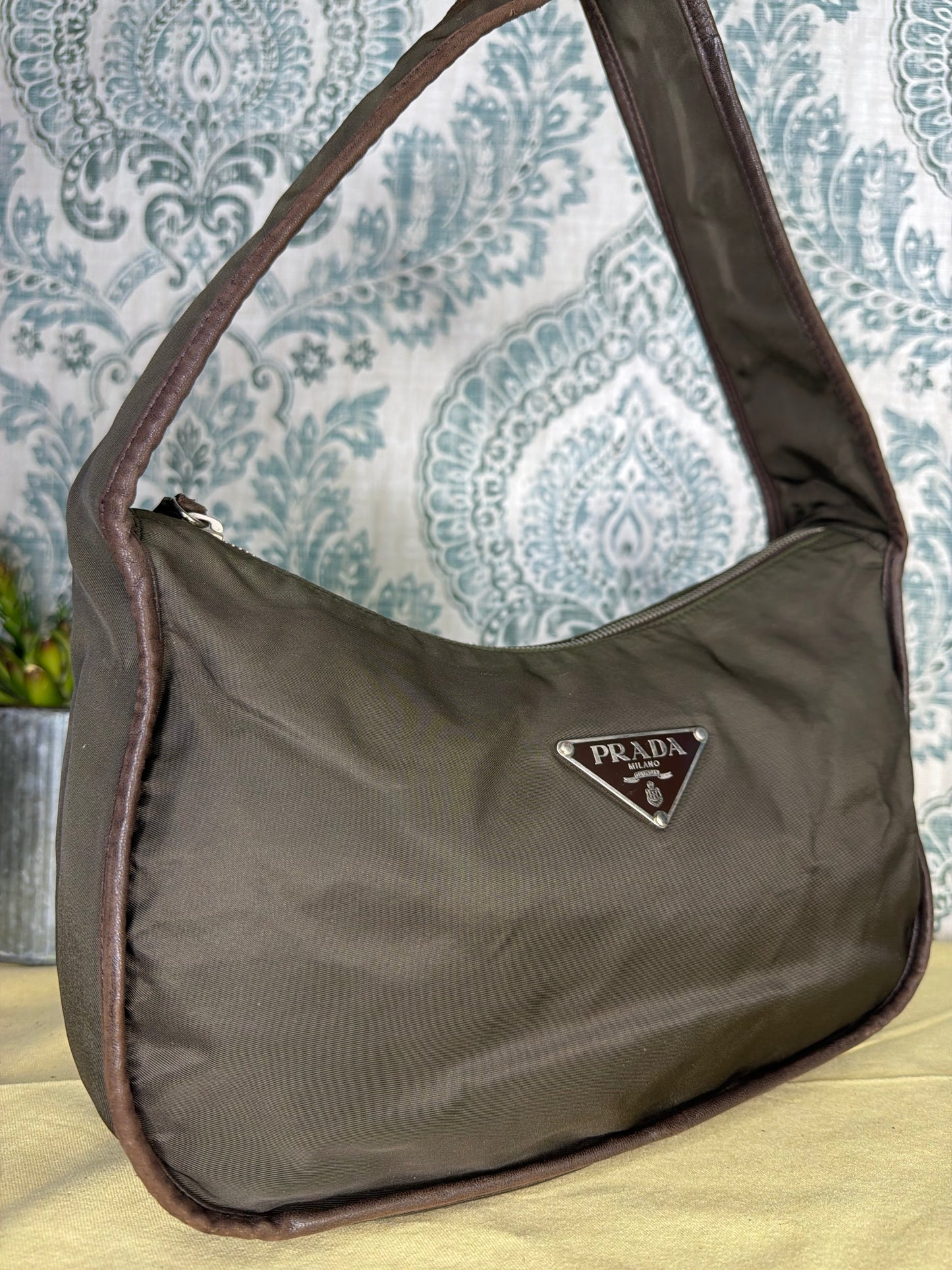 Prada Nylon Tessuto Hobo Shoulder Bag