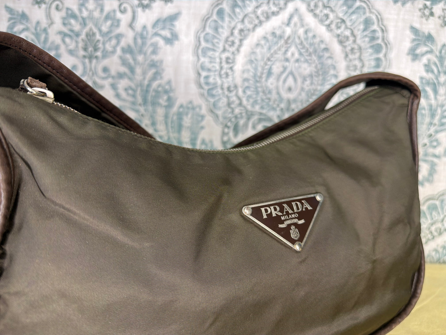 Prada Nylon Tessuto Hobo Shoulder Bag