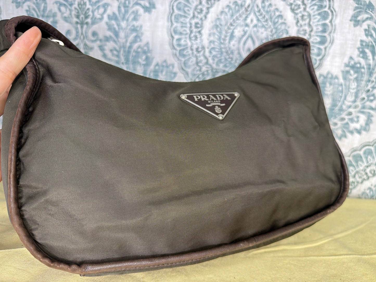 Prada Nylon Tessuto Hobo Shoulder Bag
