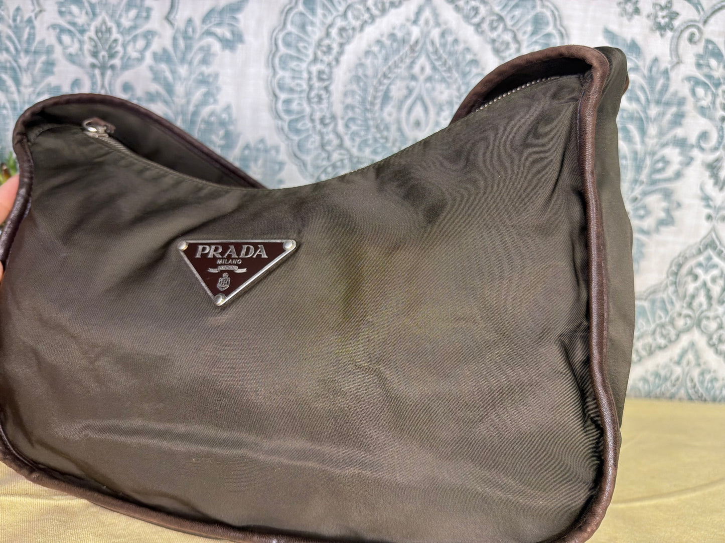 Prada Nylon Tessuto Hobo Shoulder Bag