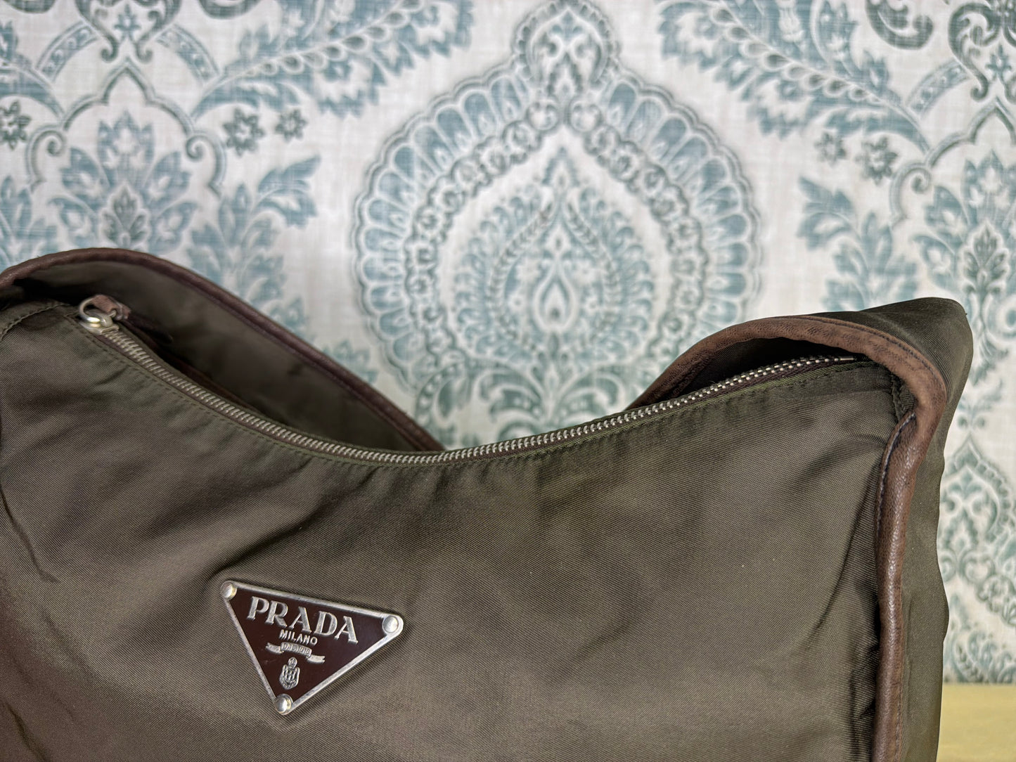 Prada Nylon Tessuto Hobo Shoulder Bag