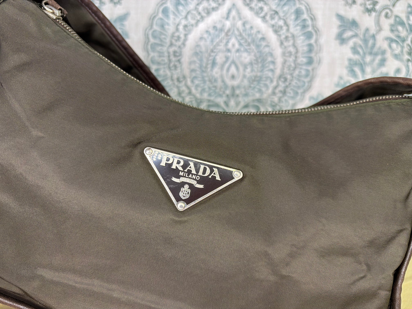 Prada Nylon Tessuto Hobo Shoulder Bag