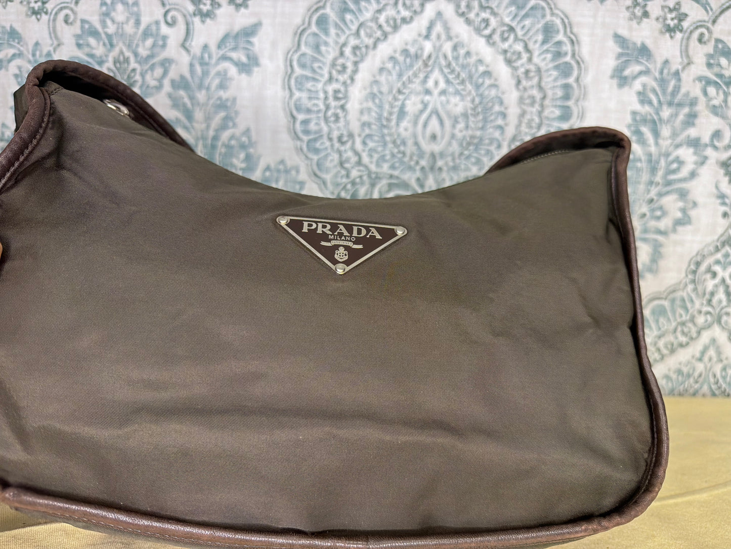 Prada Nylon Tessuto Hobo Shoulder Bag