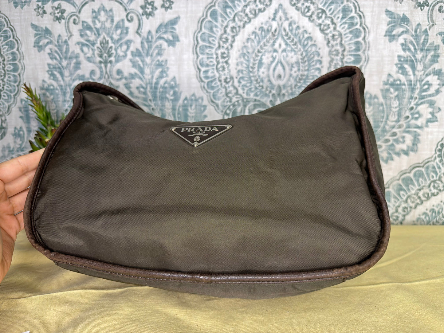 Prada Nylon Tessuto Hobo Shoulder Bag