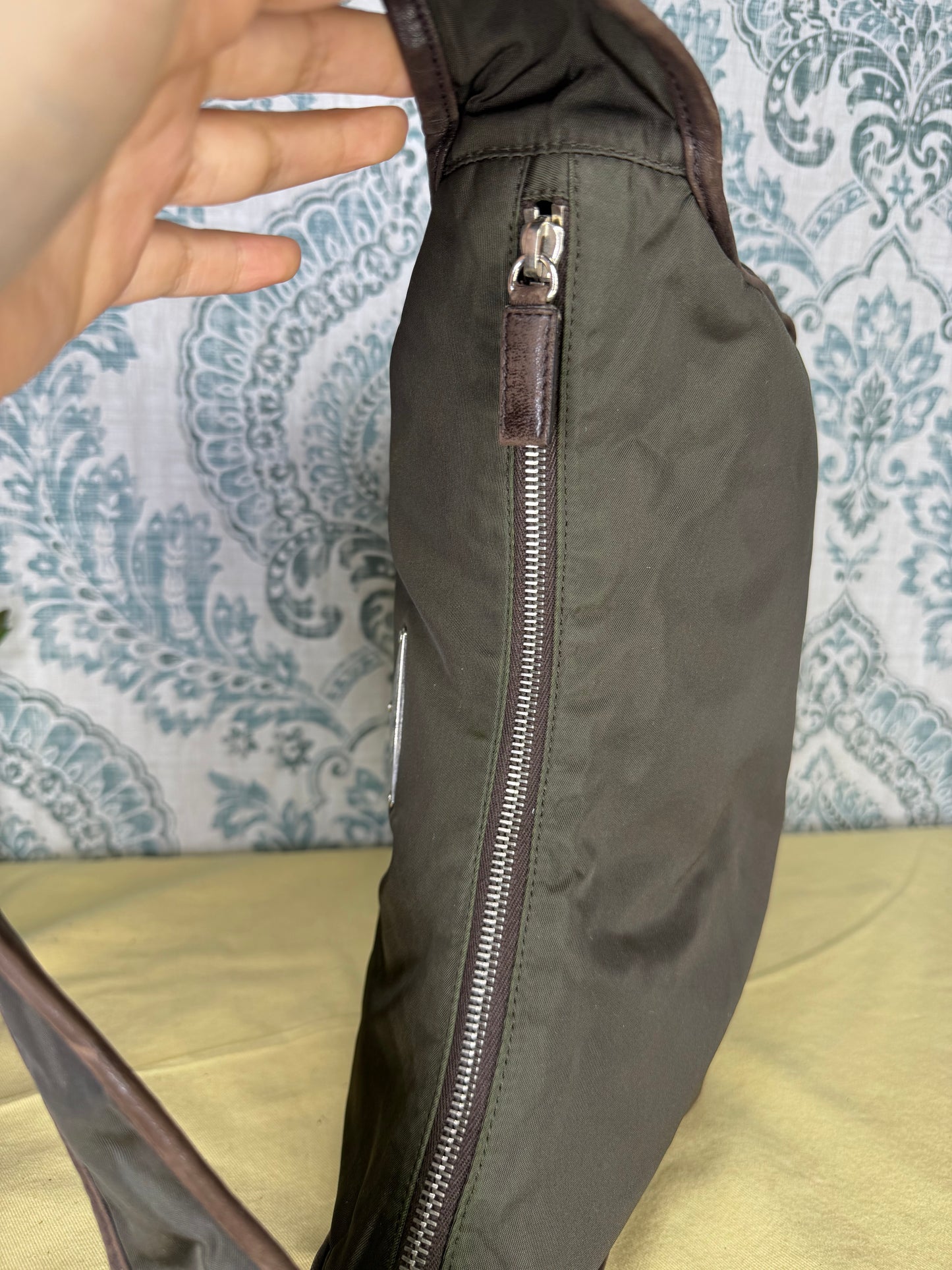 Prada Nylon Tessuto Hobo Shoulder Bag