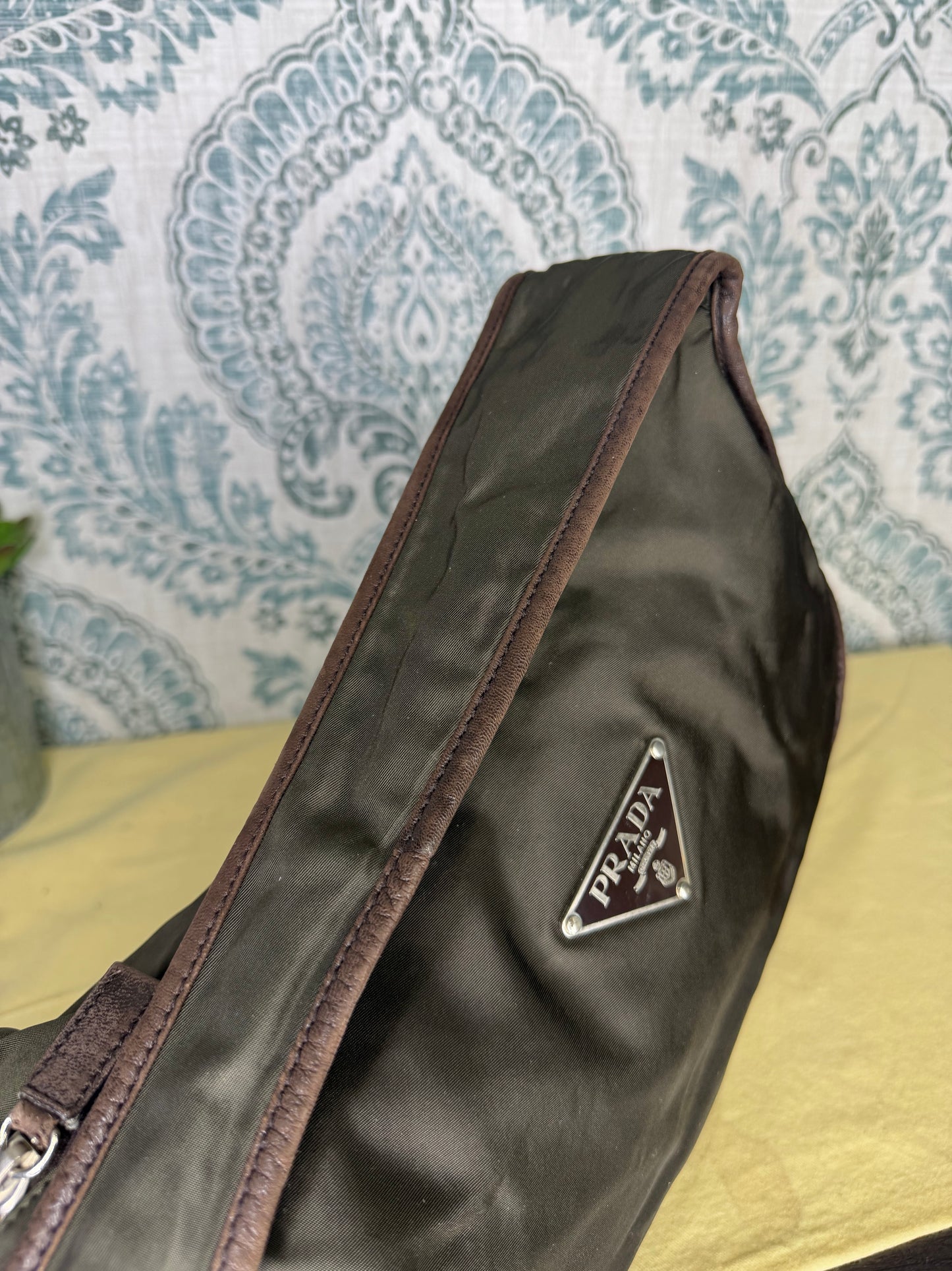 Prada Nylon Tessuto Hobo Shoulder Bag