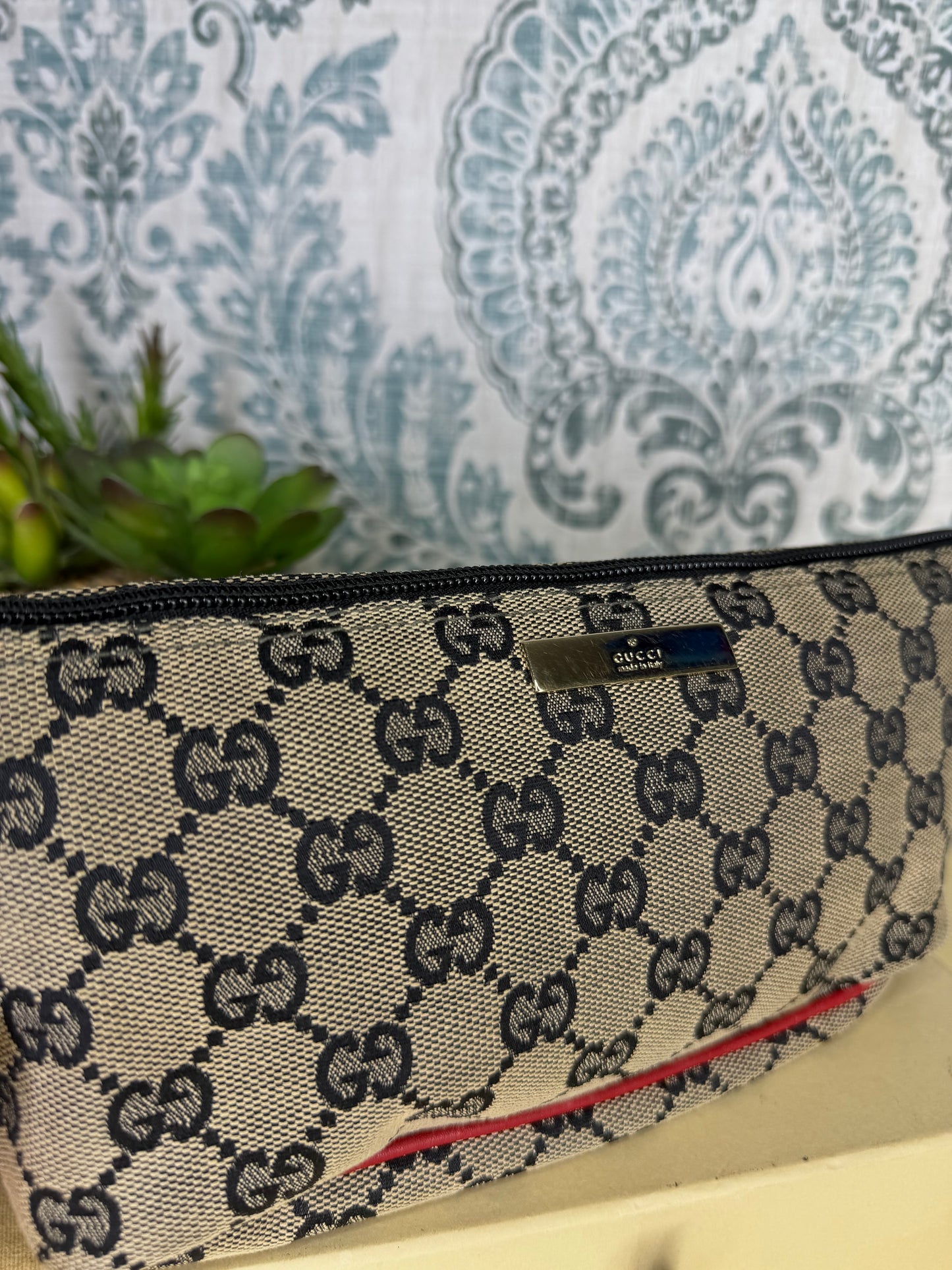 Gucci Red Boat Pochette Mini Handbag