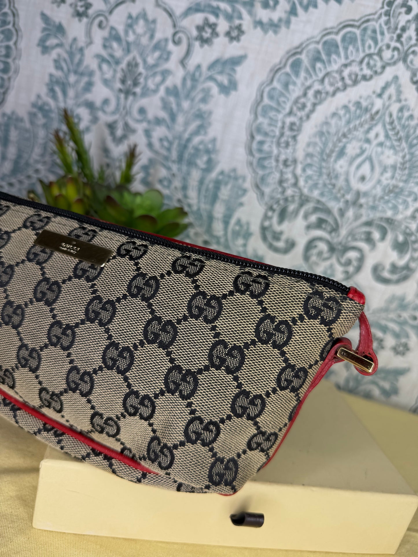 Gucci Red Boat Pochette Mini Handbag
