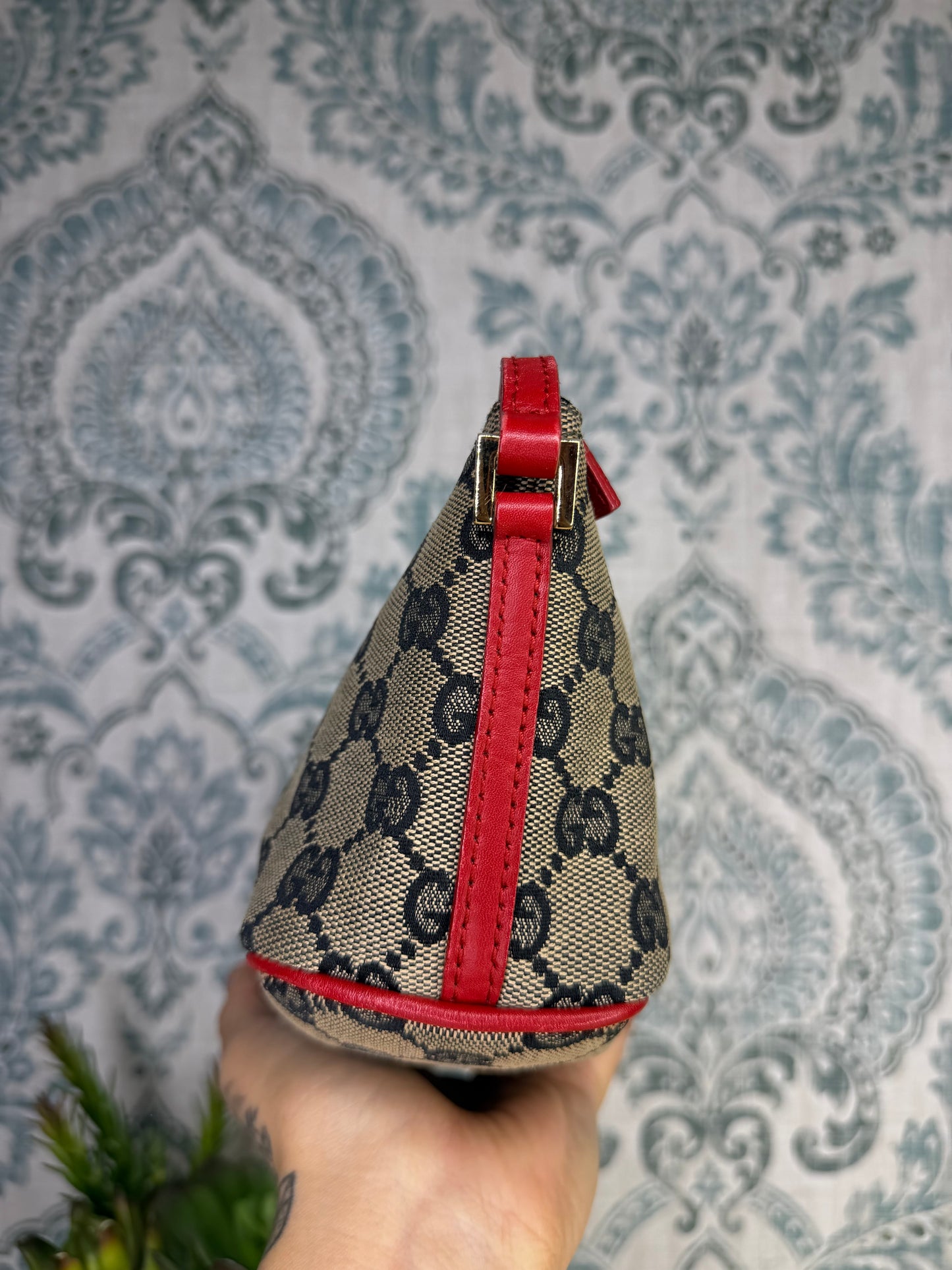 Gucci Red Boat Pochette Mini Handbag
