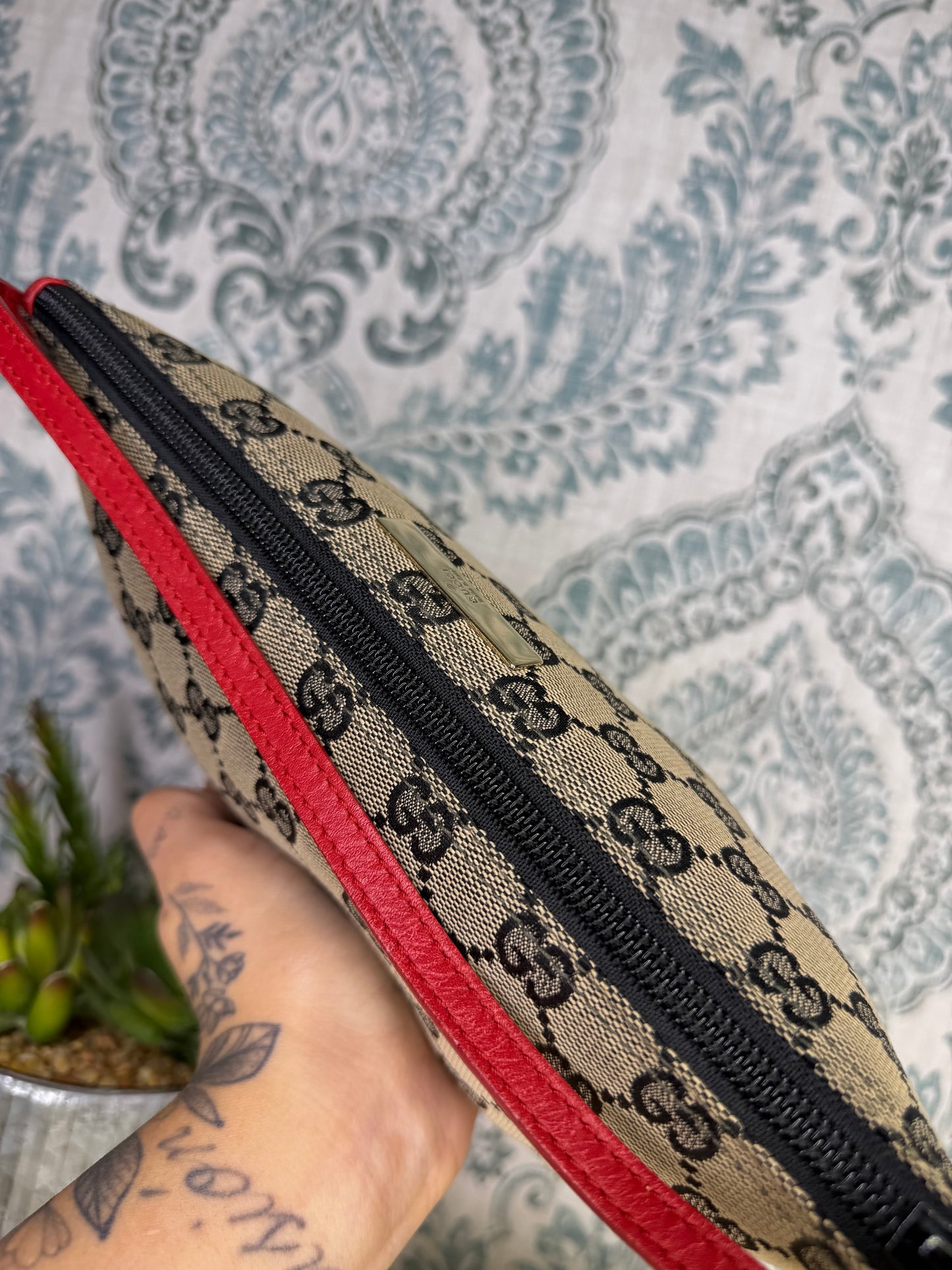 Gucci Red Boat Pochette Mini Handbag