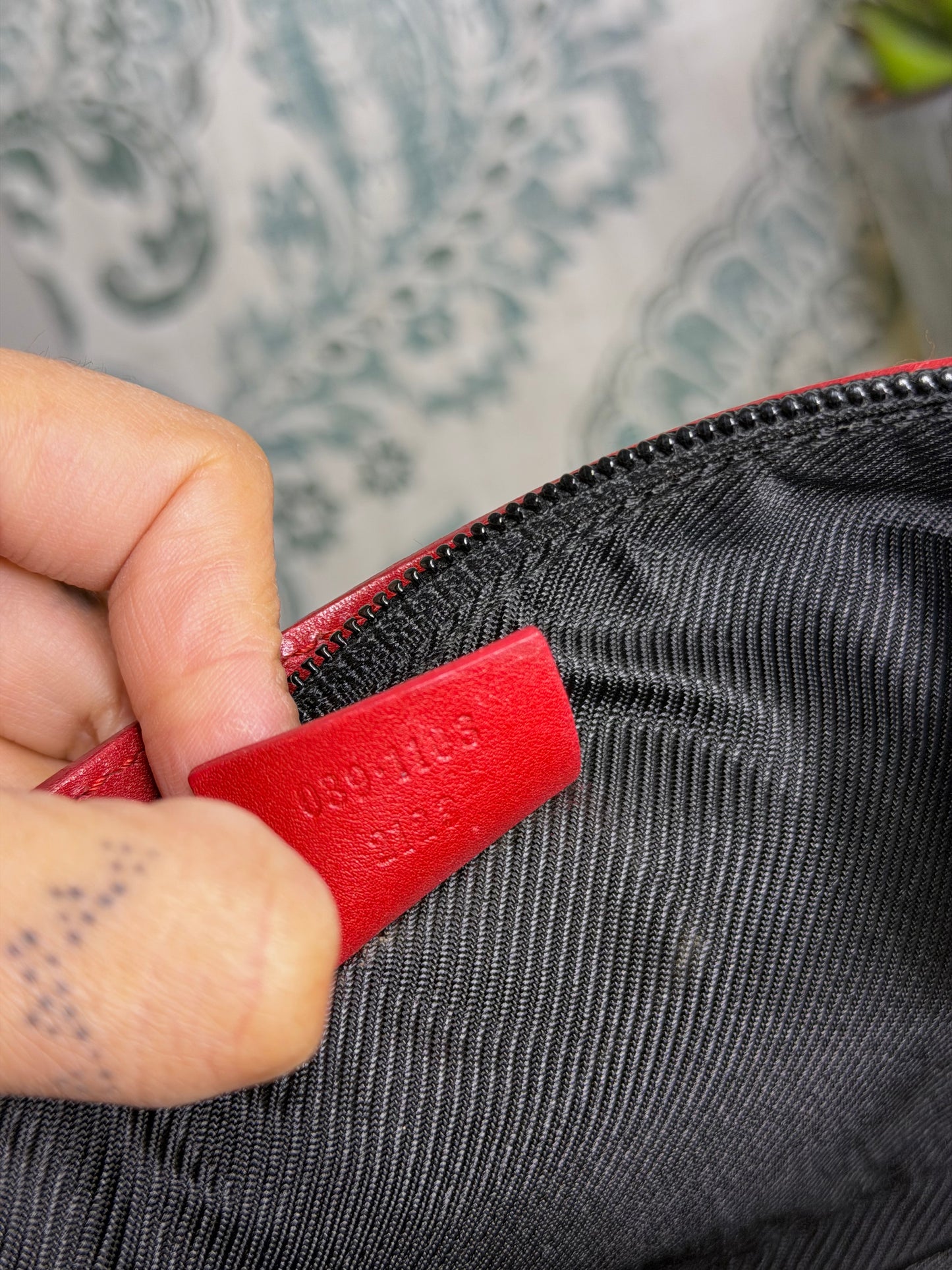 Gucci Red Boat Pochette Mini Handbag