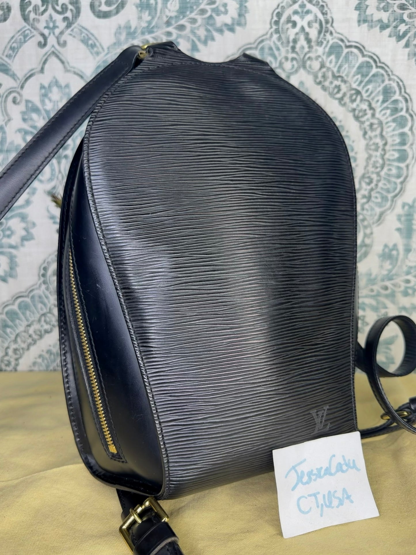 Louis Vuitton Black Epi Mabillon Backpack