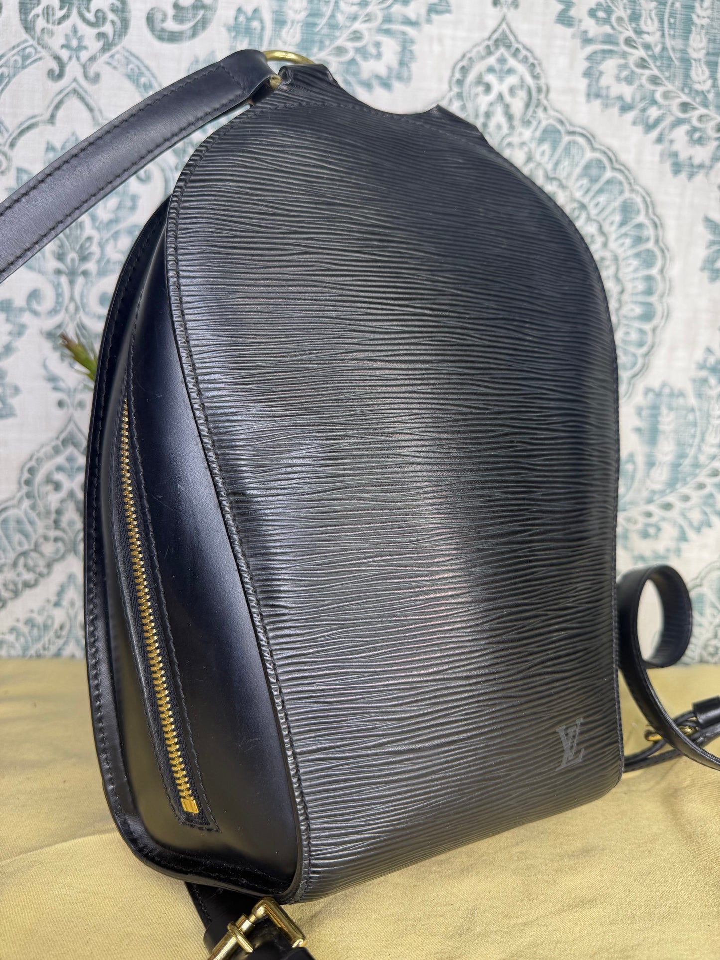 Louis Vuitton Black Epi Mabillon Backpack