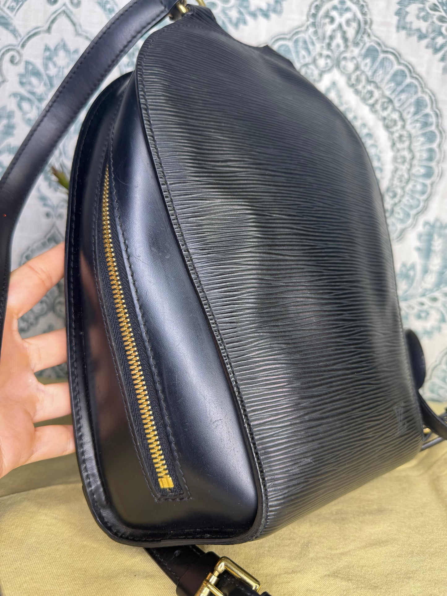 Louis Vuitton Black Epi Mabillon Backpack