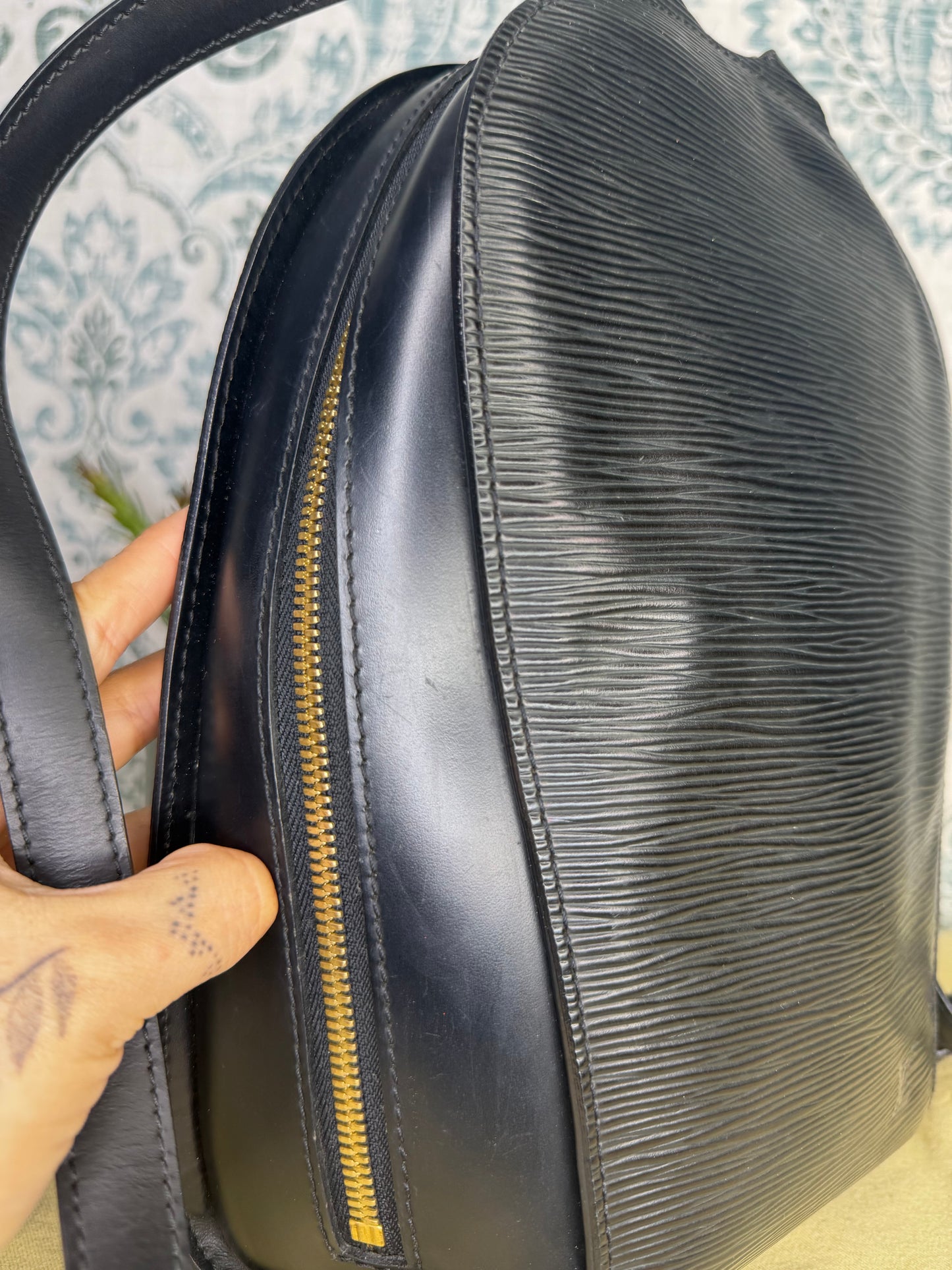 Louis Vuitton Black Epi Mabillon Backpack