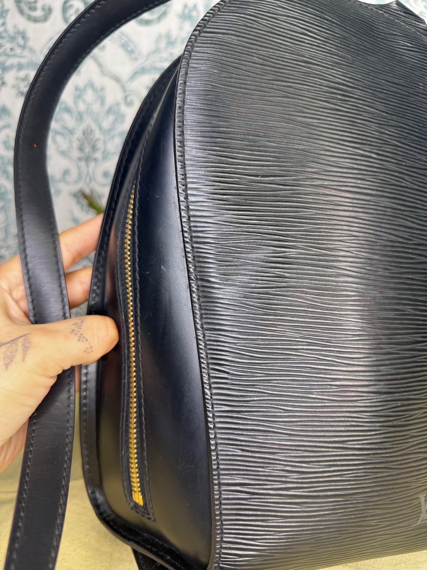 Louis Vuitton Black Epi Mabillon Backpack