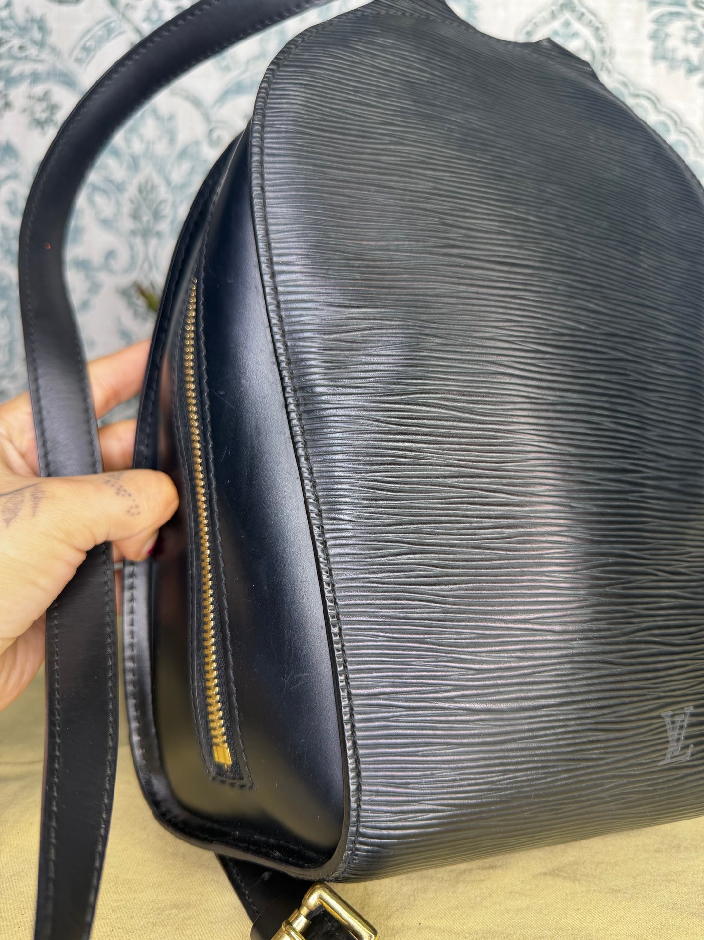 Louis Vuitton Black Epi Mabillon Backpack