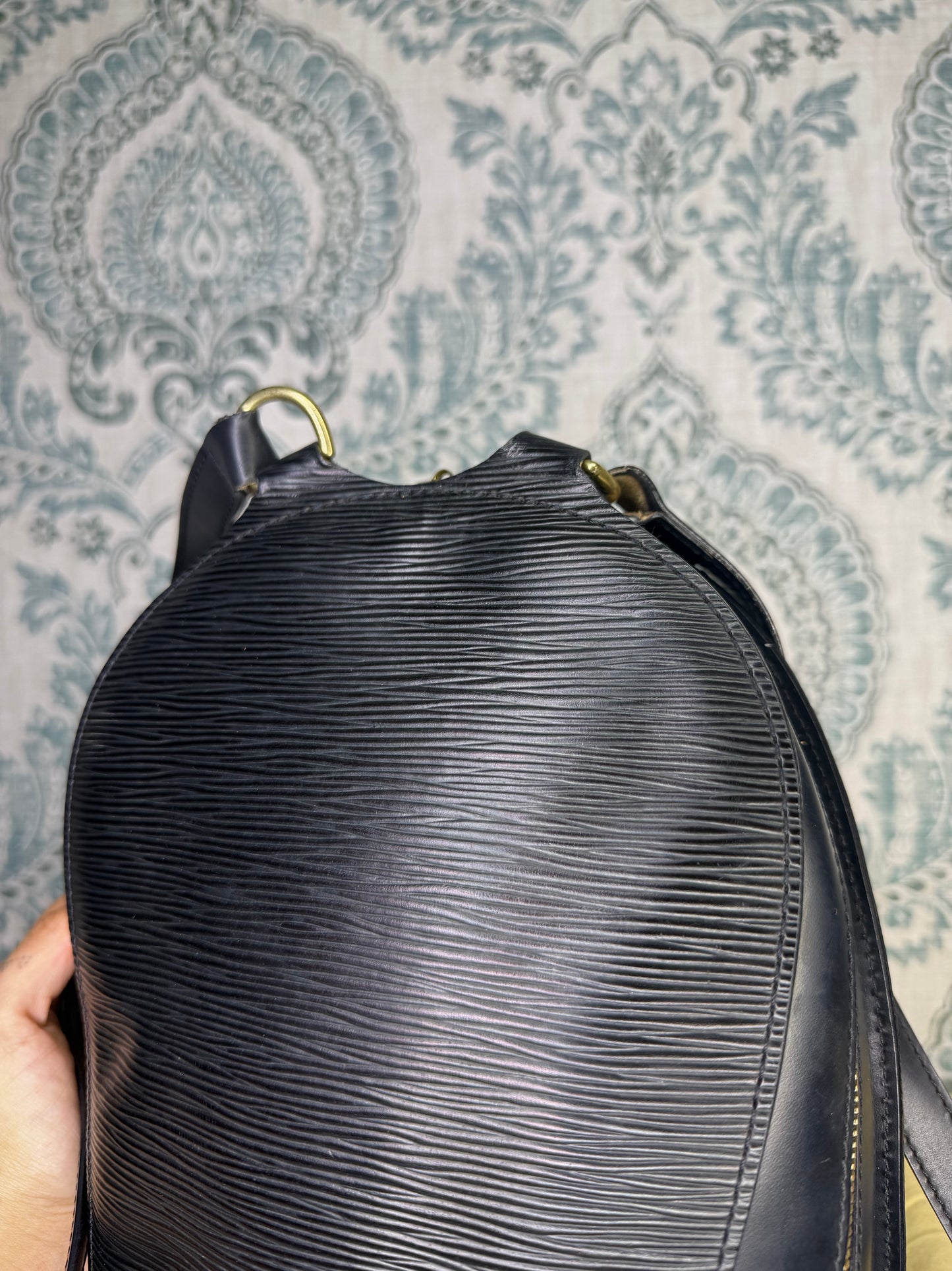 Louis Vuitton Black Epi Mabillon Backpack