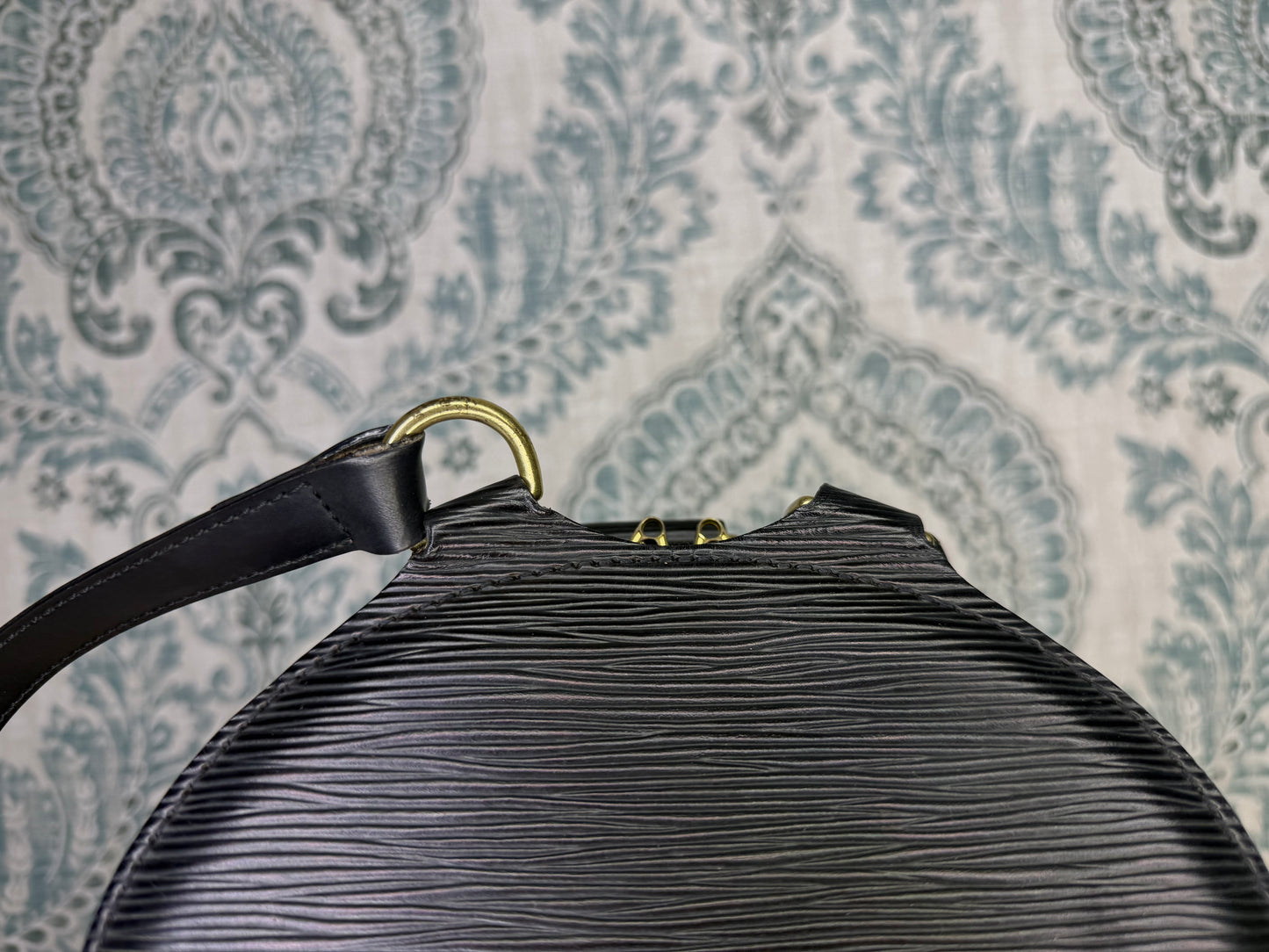 Louis Vuitton Black Epi Mabillon Backpack