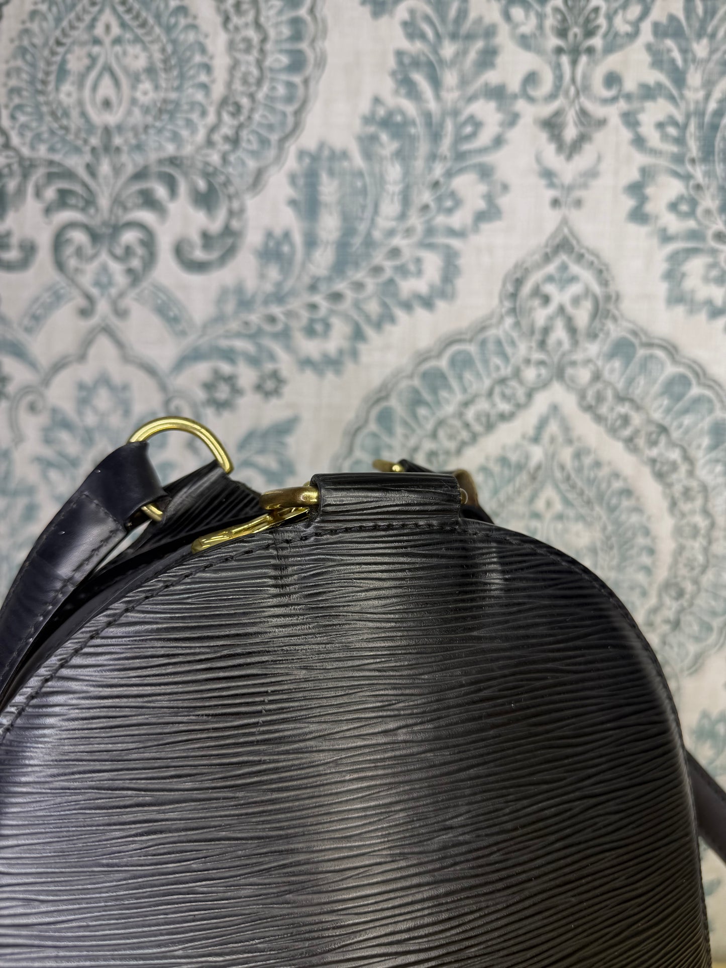 Louis Vuitton Black Epi Mabillon Backpack