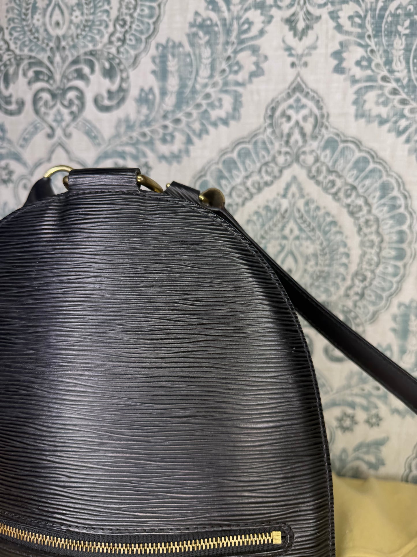 Louis Vuitton Black Epi Mabillon Backpack