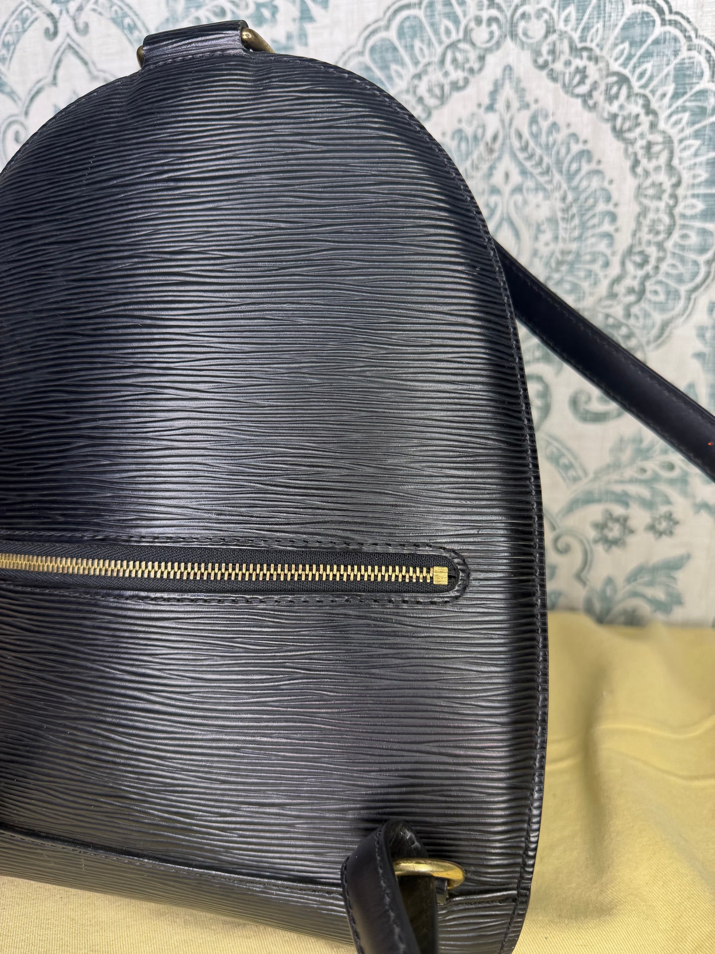 Louis Vuitton Black Epi Mabillon Backpack