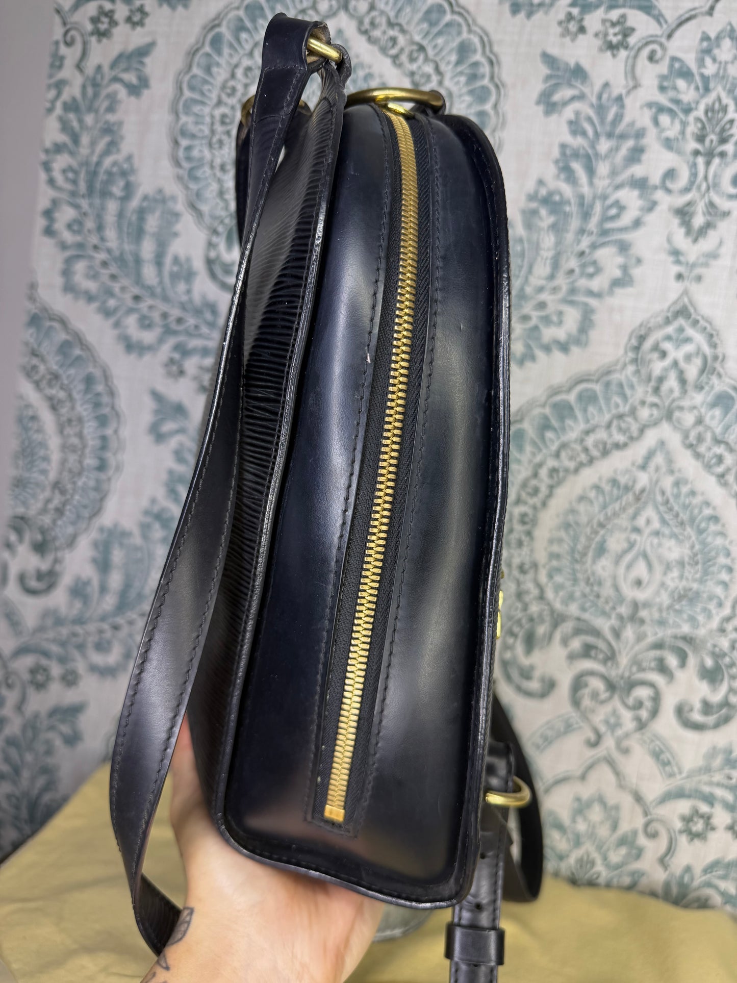 Louis Vuitton Black Epi Mabillon Backpack