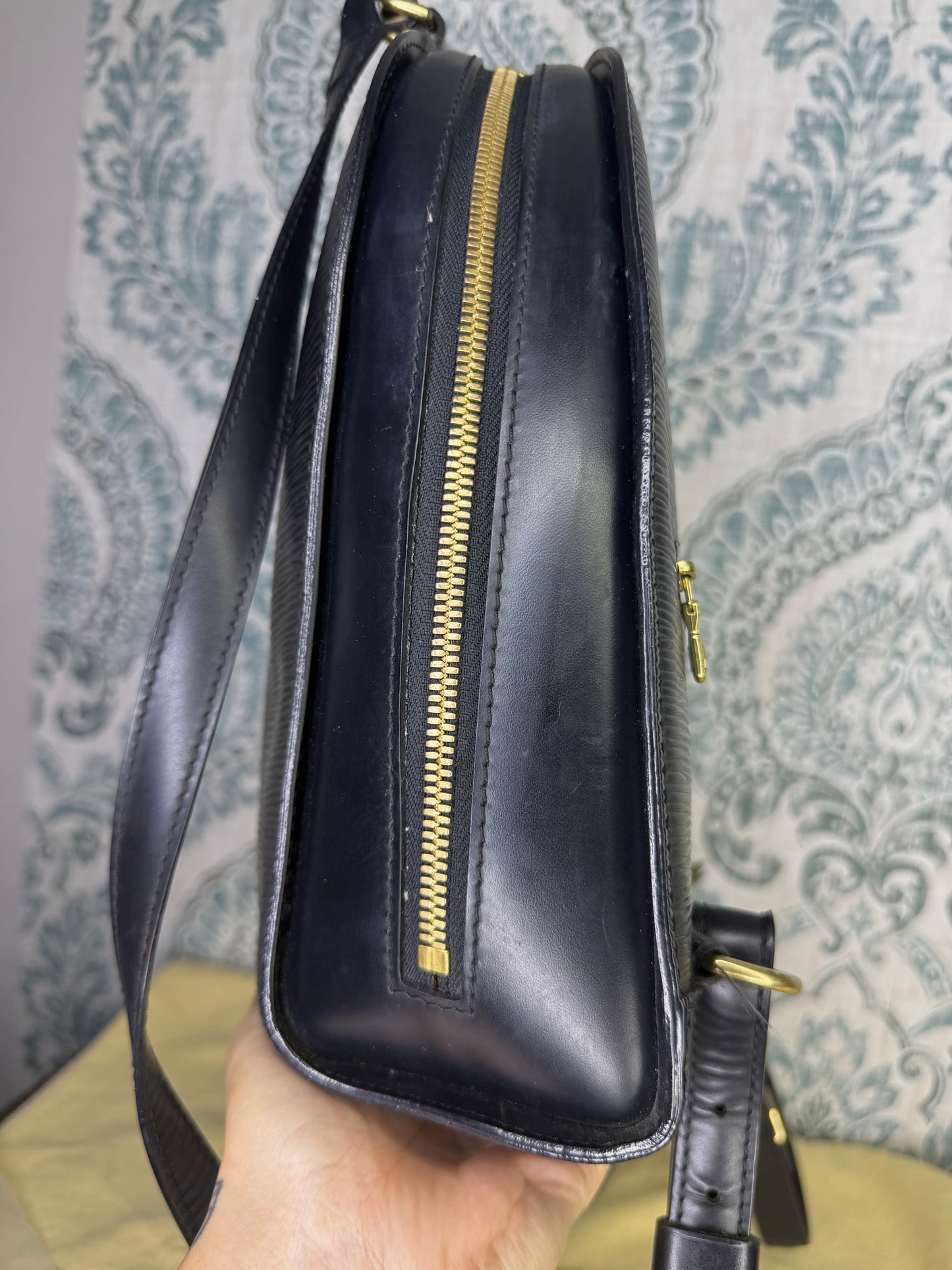 Louis Vuitton Black Epi Mabillon Backpack