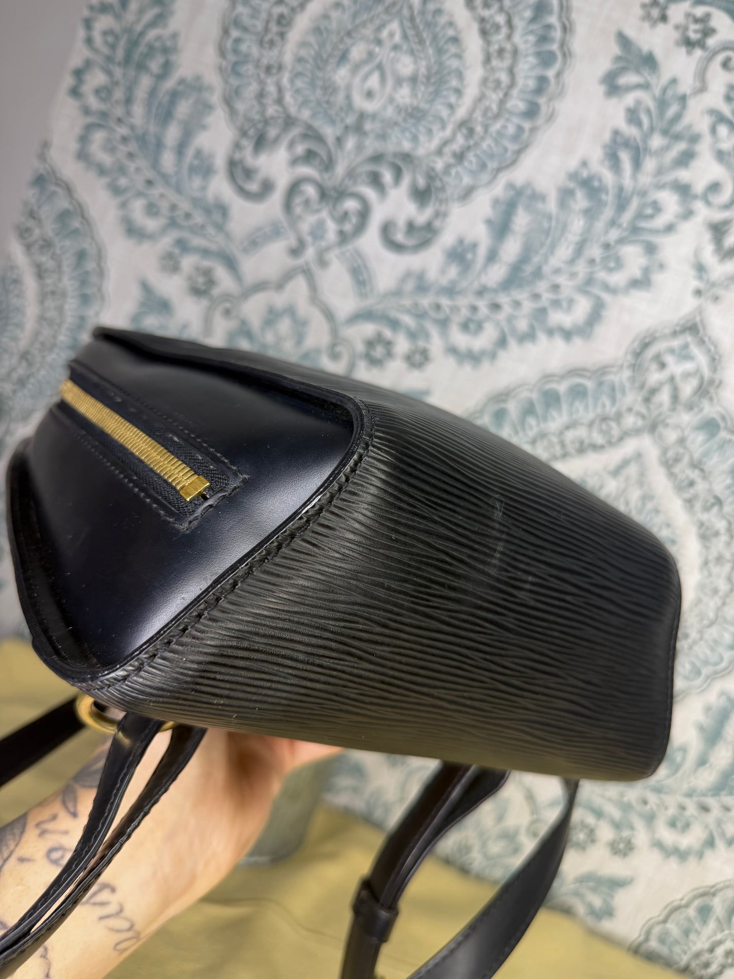 Louis Vuitton Black Epi Mabillon Backpack