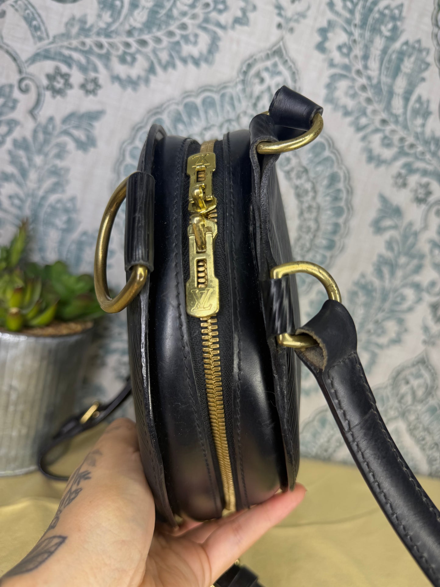 Louis Vuitton Black Epi Mabillon Backpack