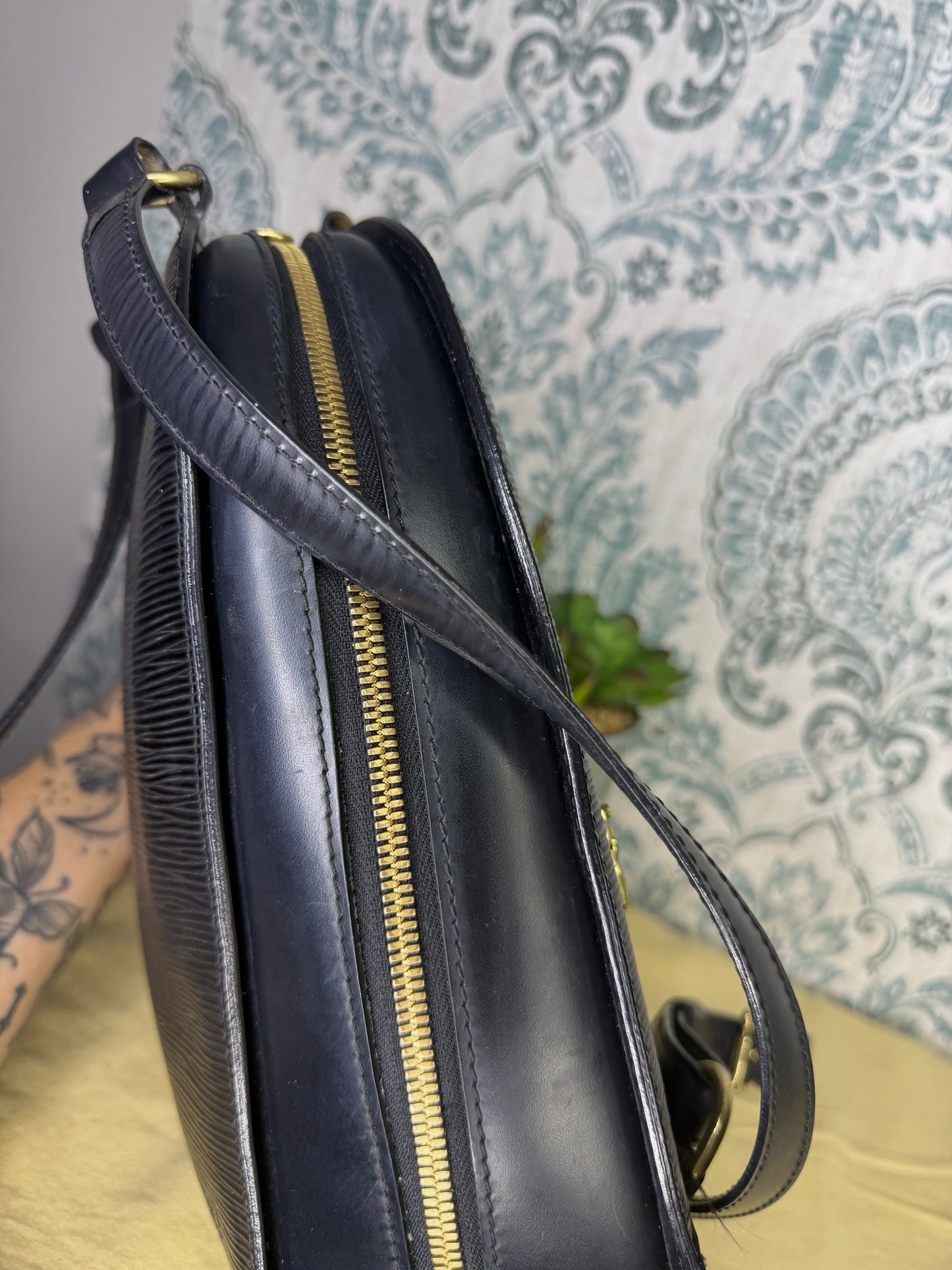 Louis Vuitton Black Epi Mabillon Backpack