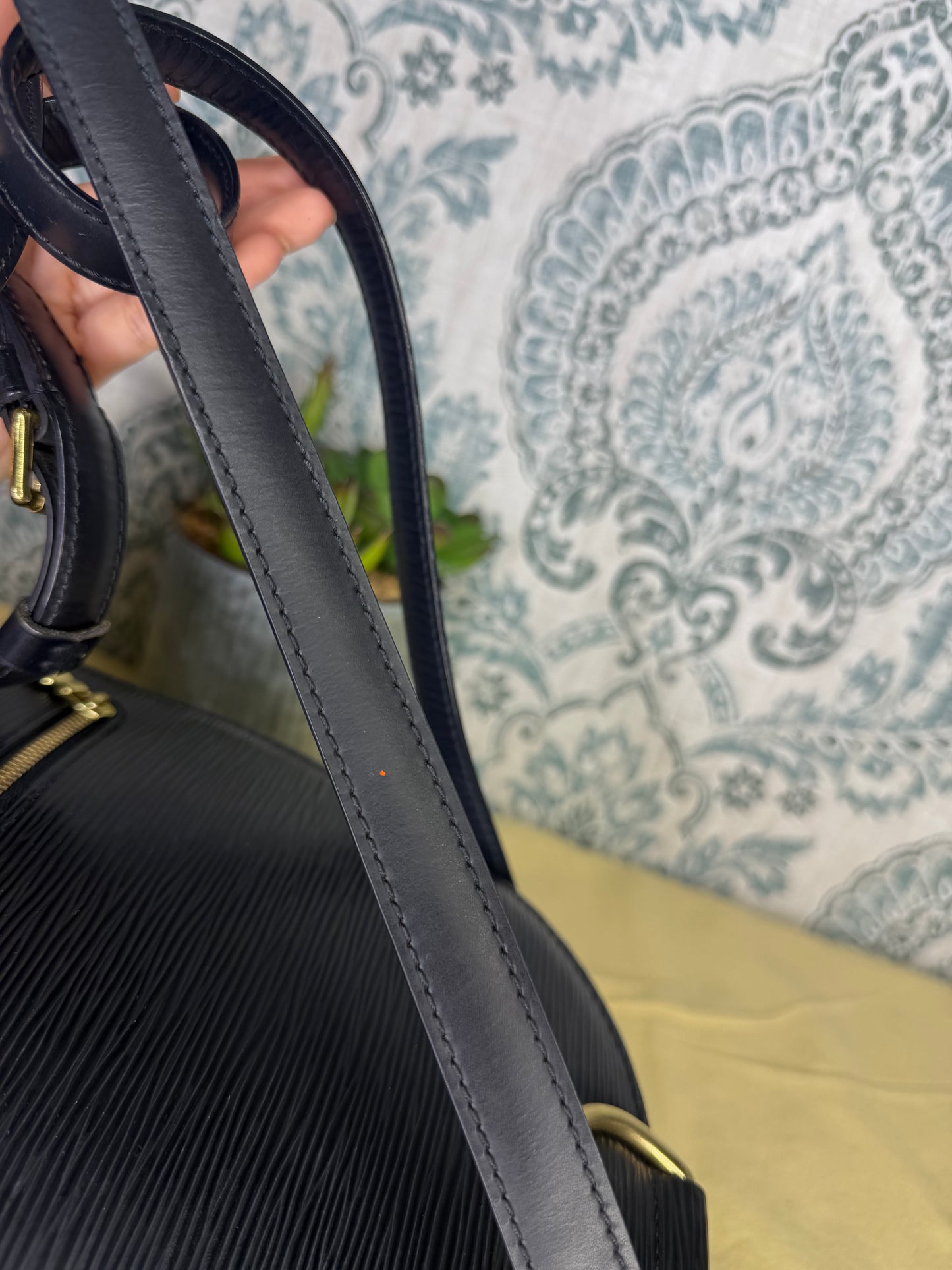 Louis Vuitton Black Epi Mabillon Backpack