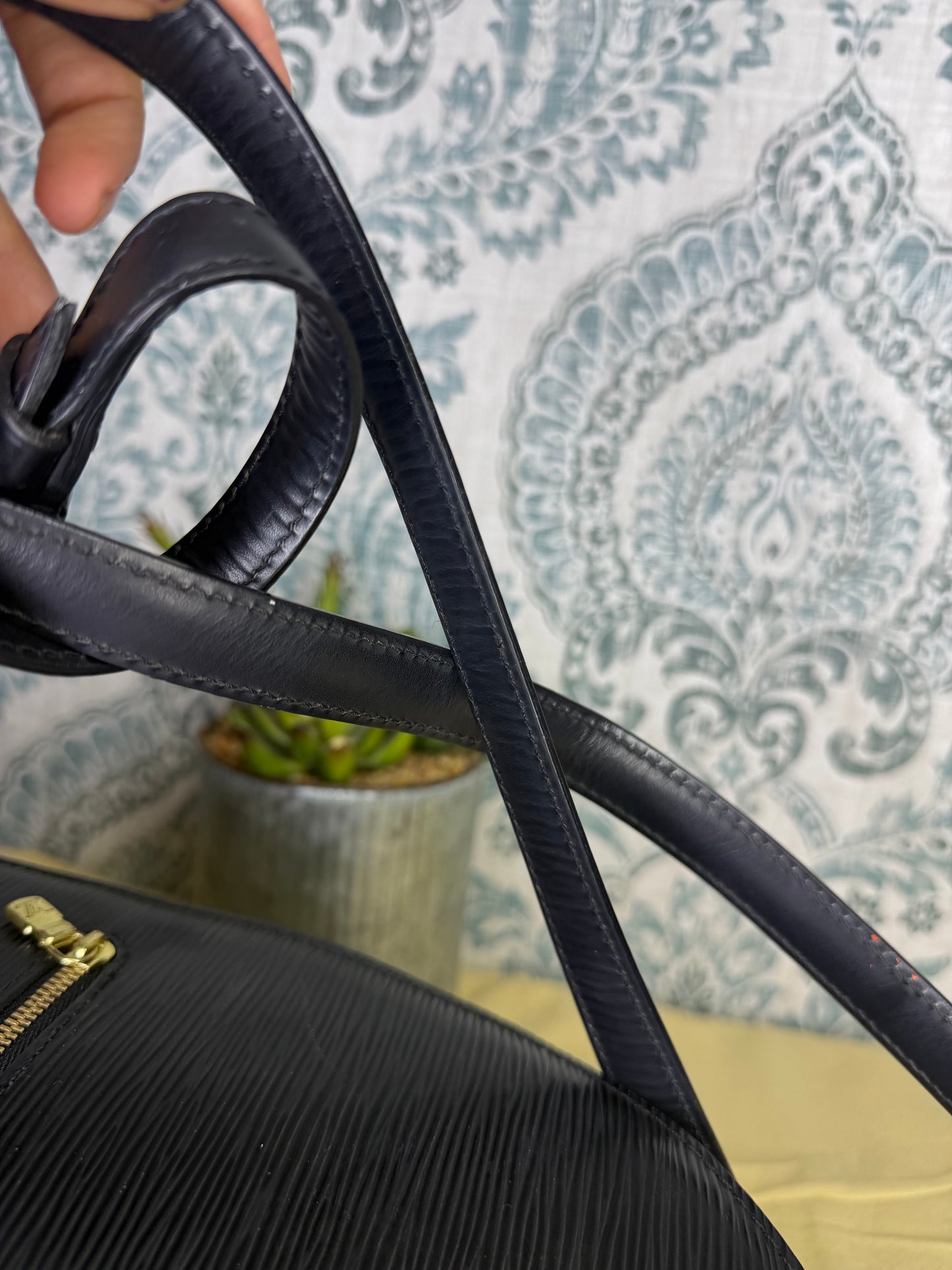 Louis Vuitton Black Epi Mabillon Backpack