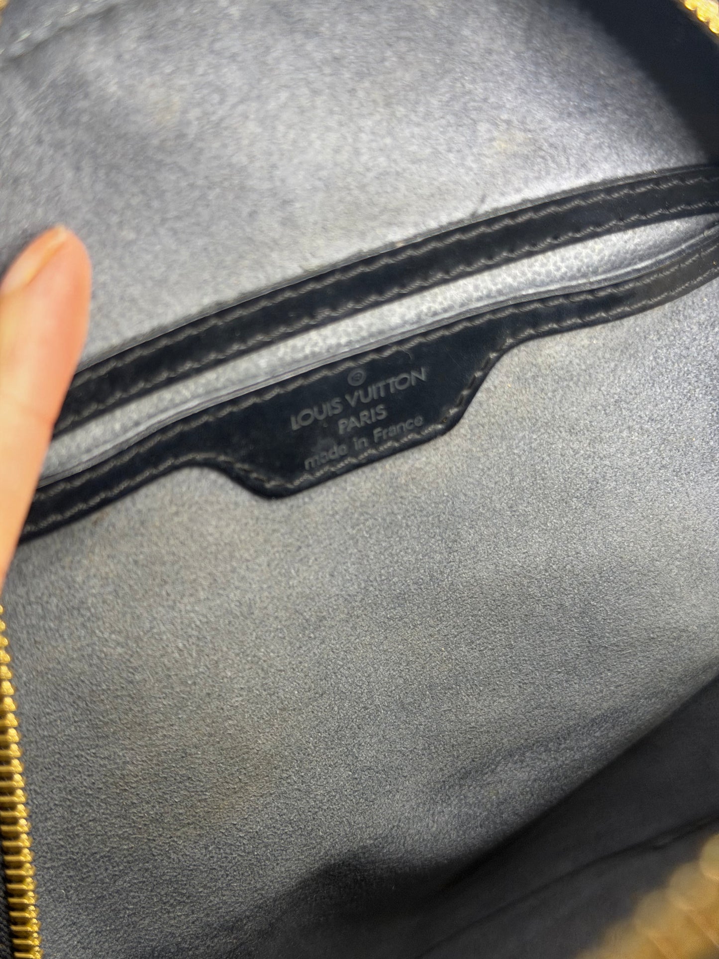 Louis Vuitton Black Epi Mabillon Backpack