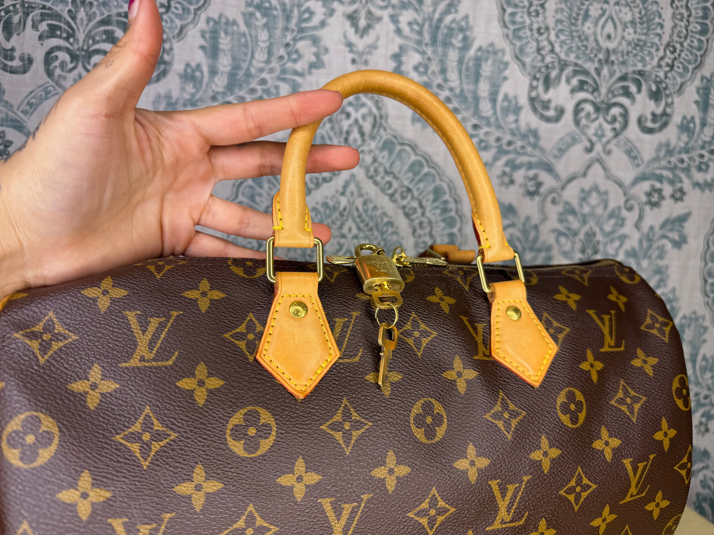 Louis Vuitton Monogram Speedy 35 Bandouliere