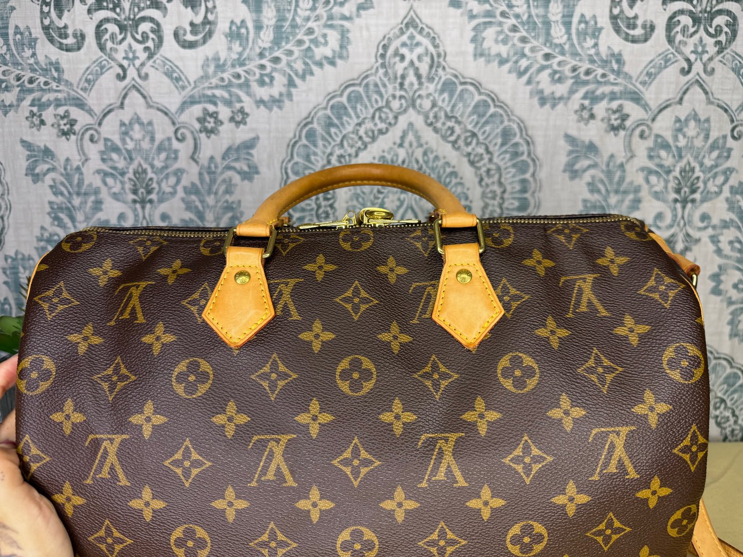 Louis Vuitton Monogram Speedy 35 Bandouliere