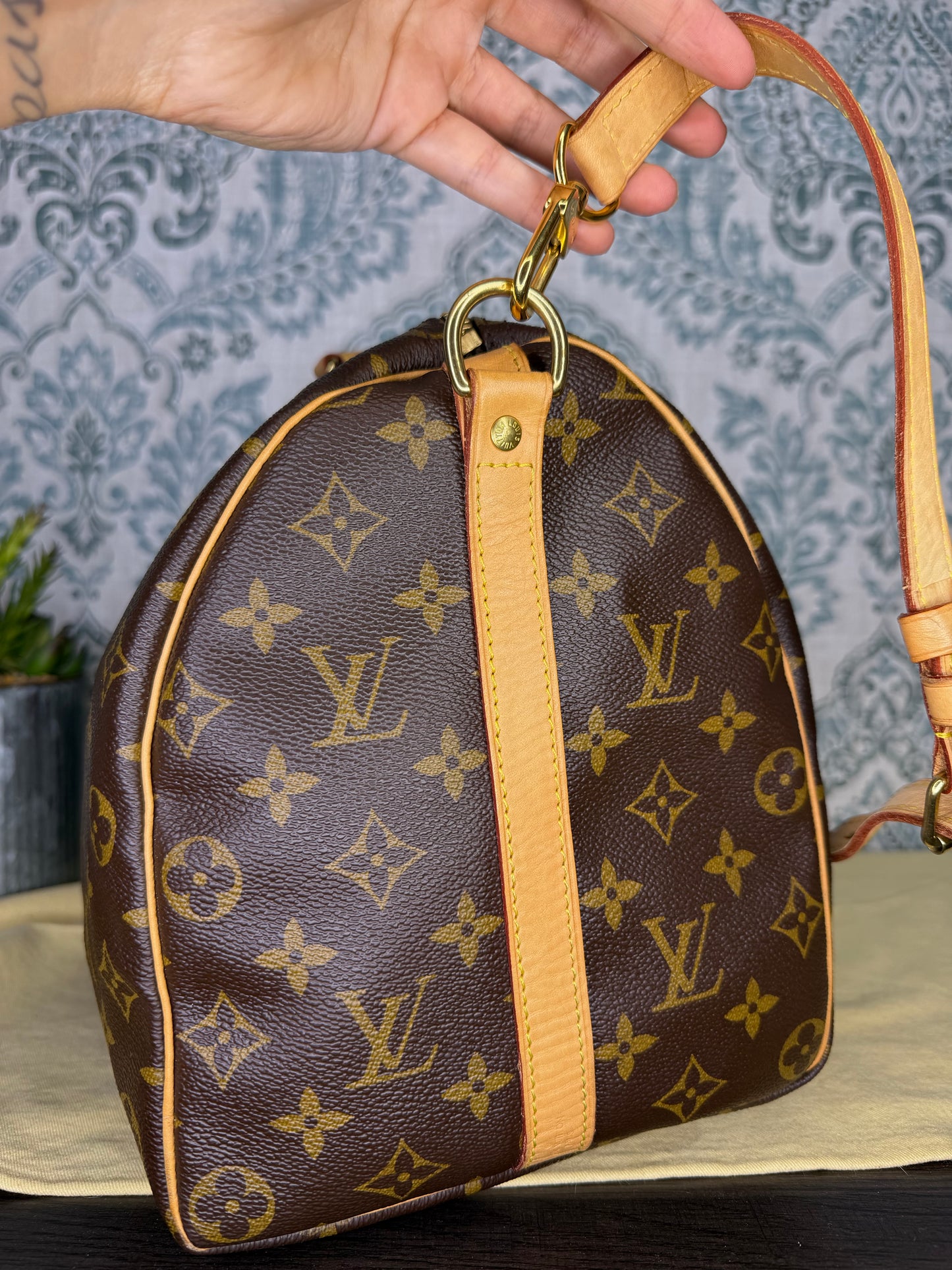 Louis Vuitton Monogram Speedy 35 Bandouliere