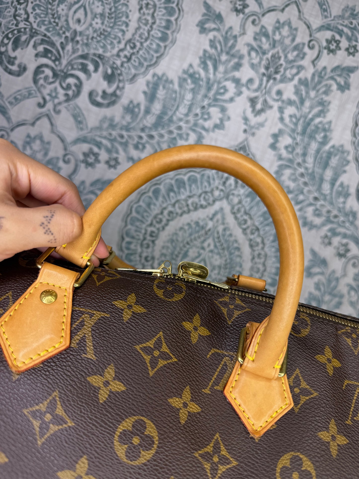 Louis Vuitton Monogram Speedy 35 Bandouliere